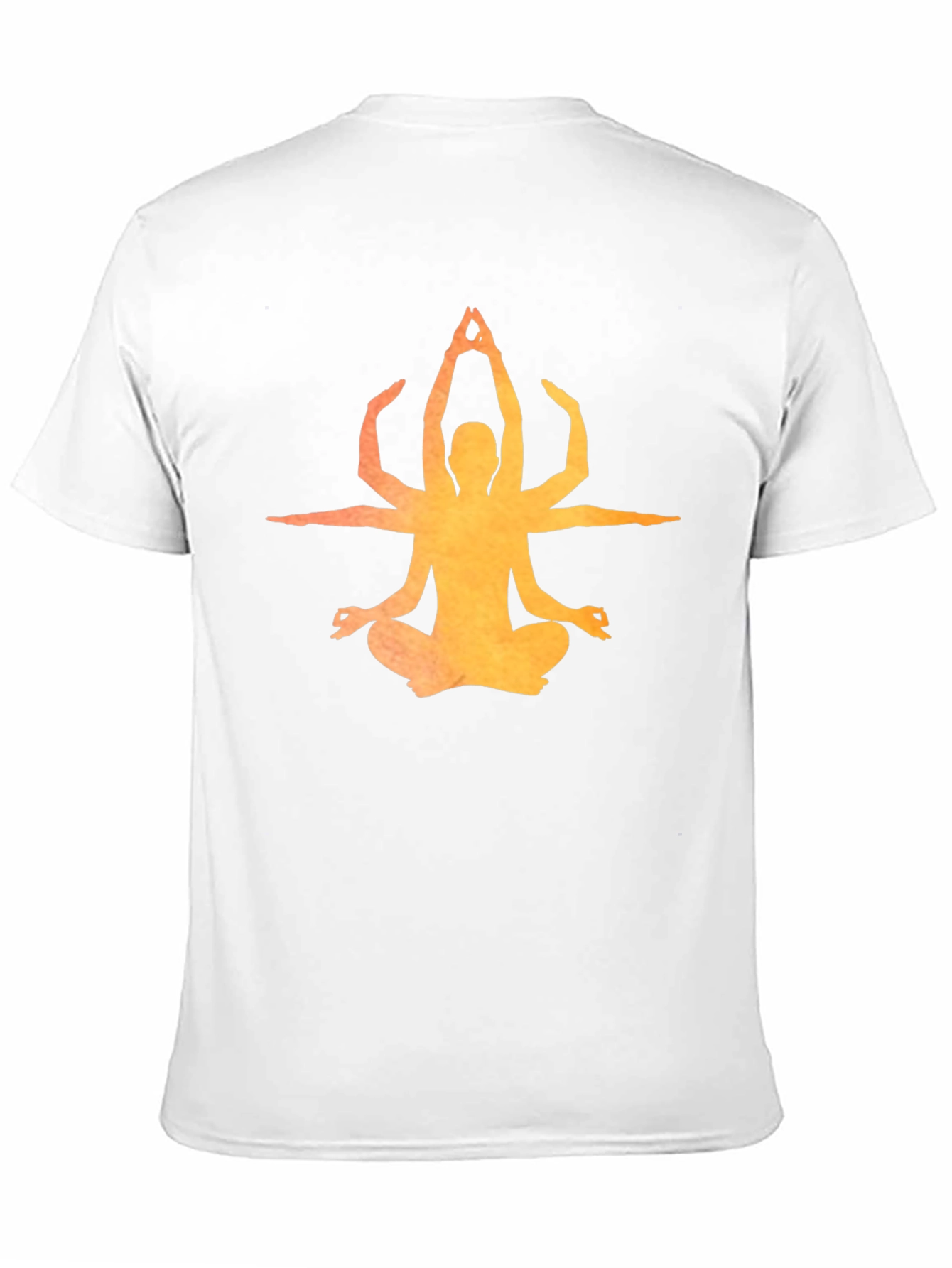 Meditative Chakra Yoga Graphic Tee - Black