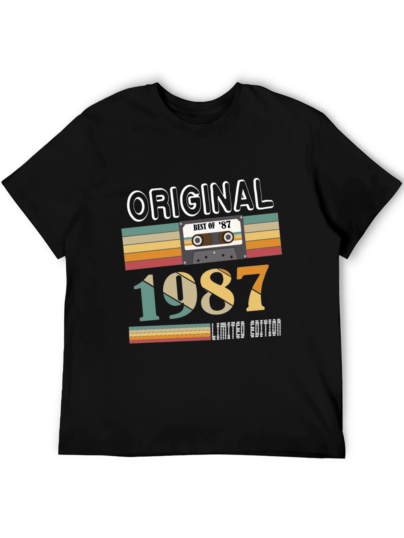 Original 1987 Limited Edition Black T-Shirt