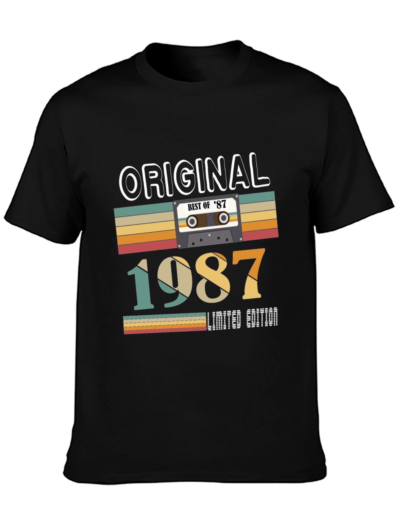 Original 1987 Limited Edition Black T-Shirt