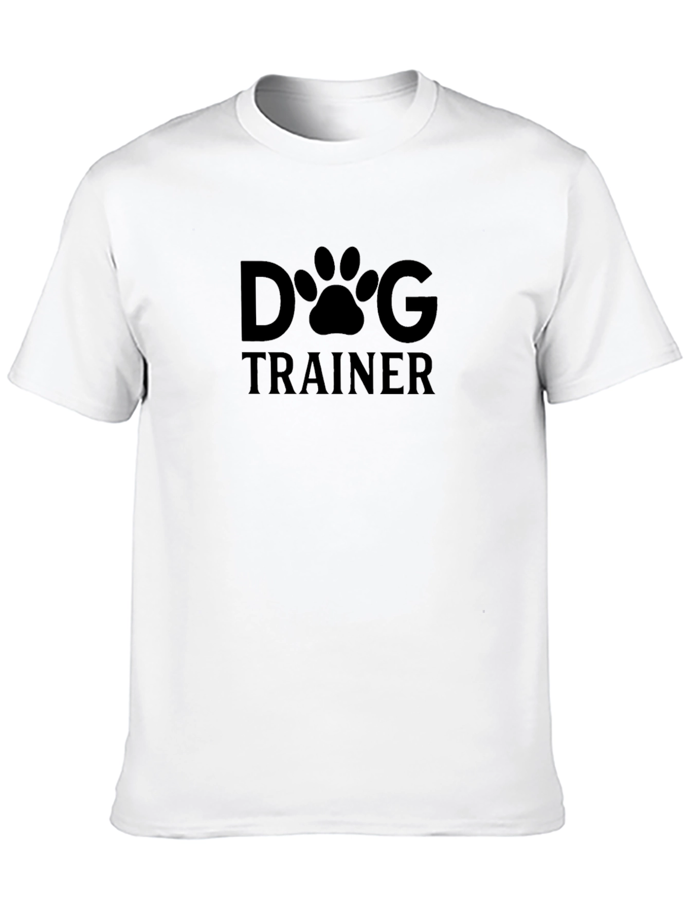Dog Trainer Graphic T-Shirt - Black