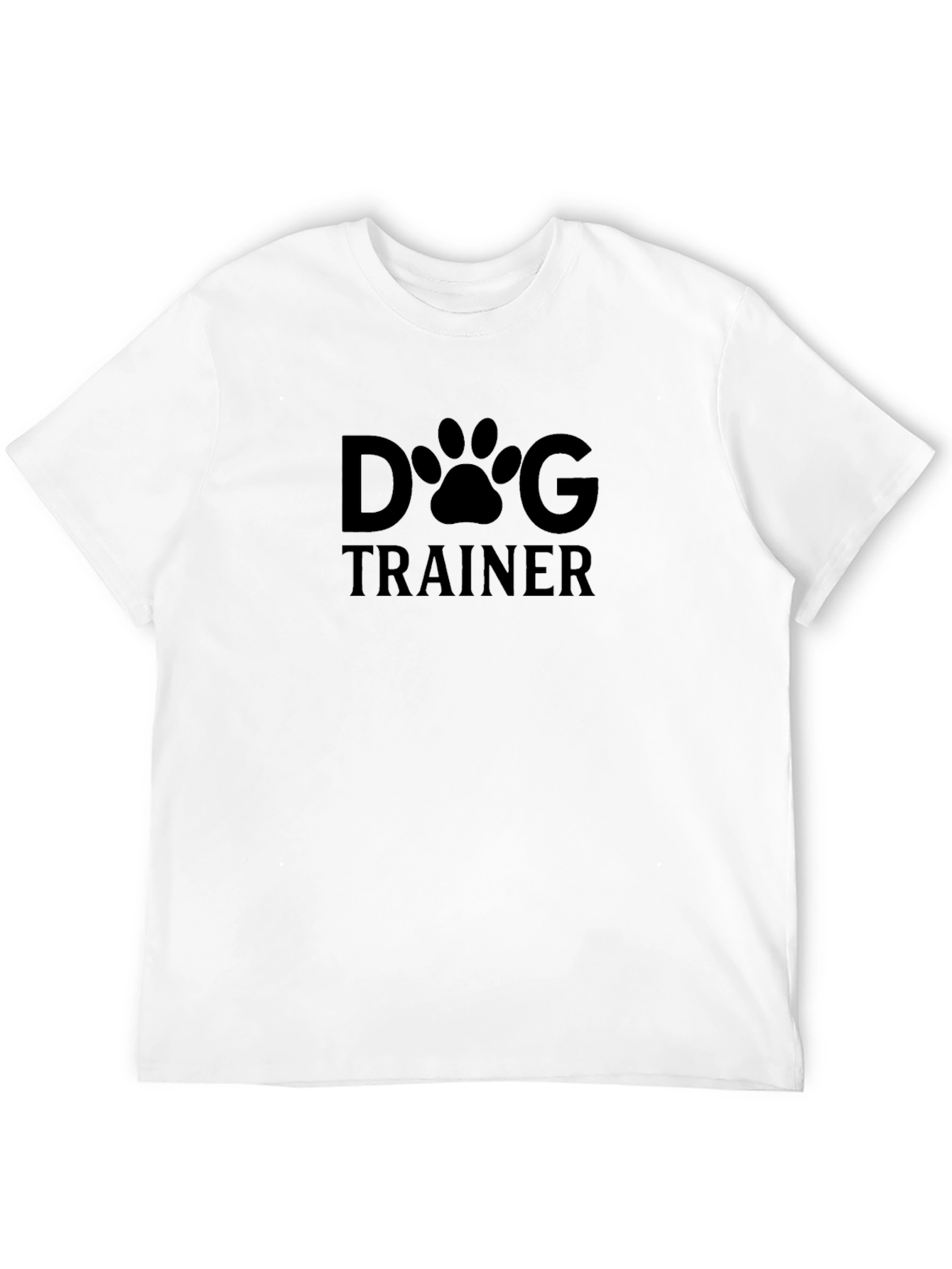 Dog Trainer Graphic T-Shirt - Black