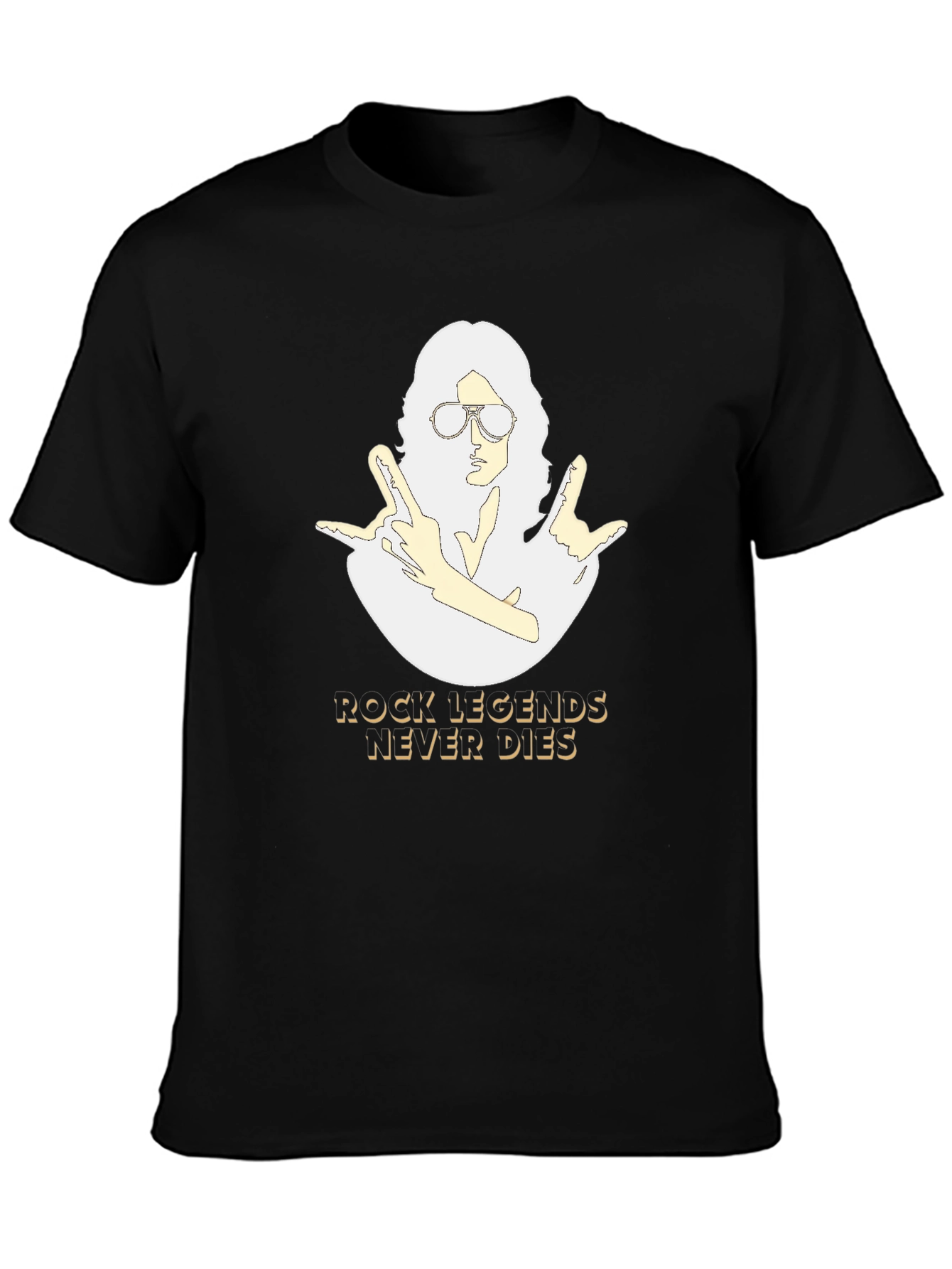 Rock Legends Never Die Graphic Tee