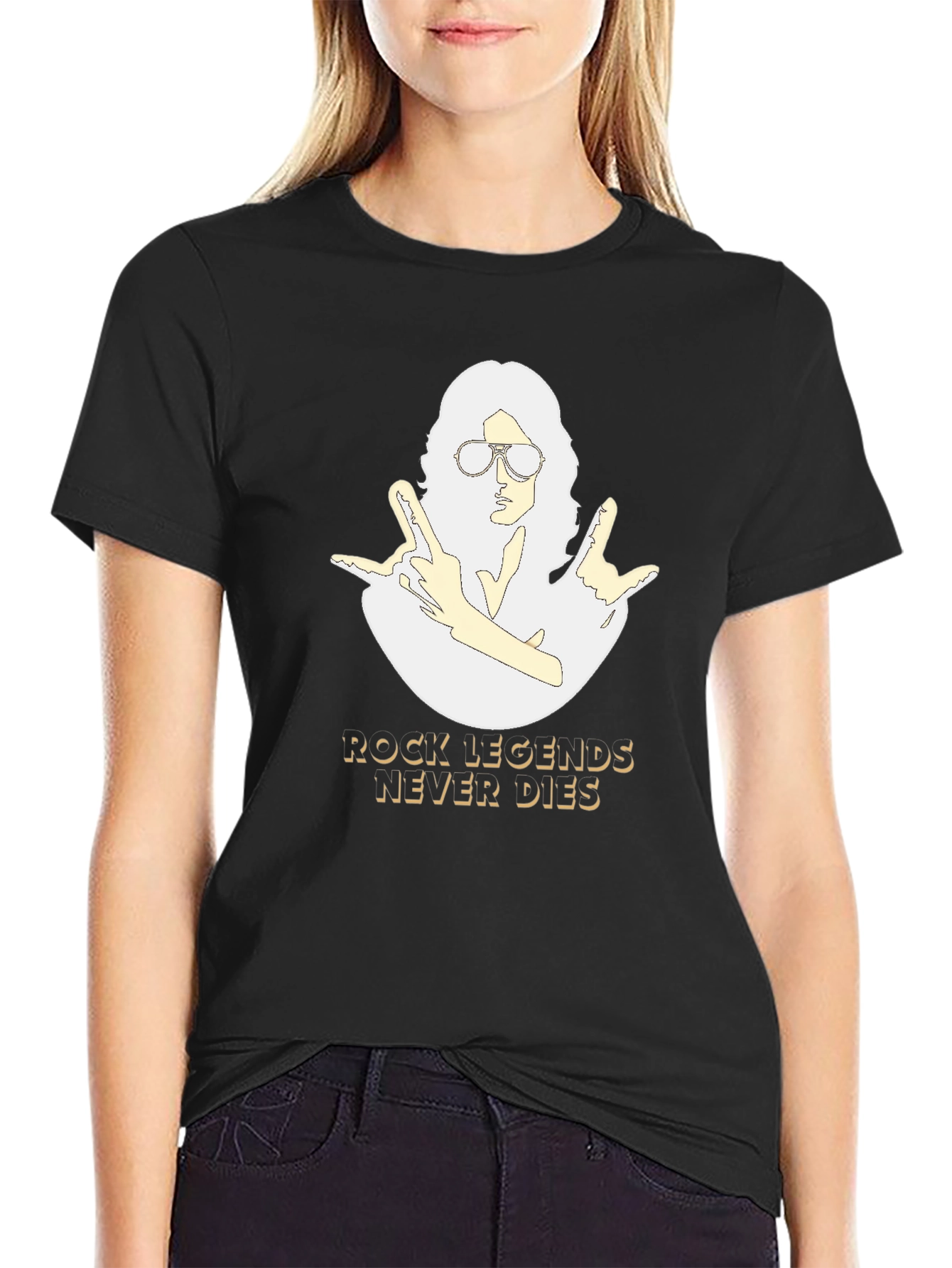 Rock Legends Never Die Graphic Tee