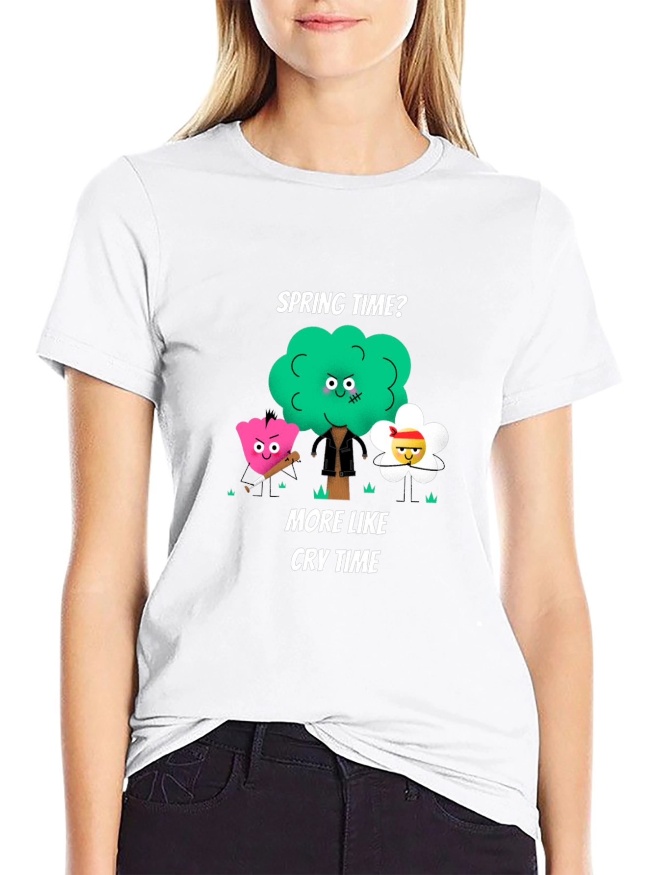 Spring Time Cry Time Graphic T-Shirt