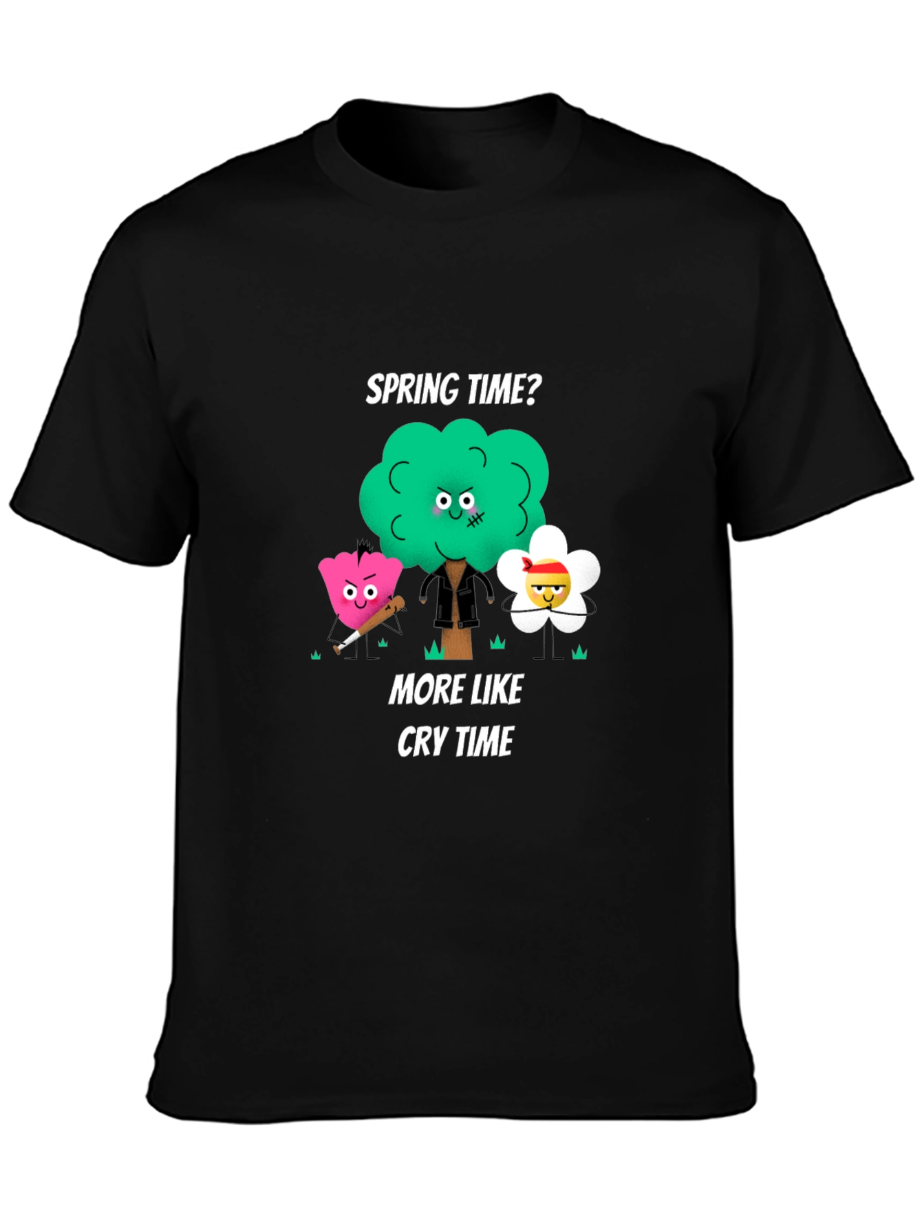 Spring Time Cry Time Graphic T-Shirt
