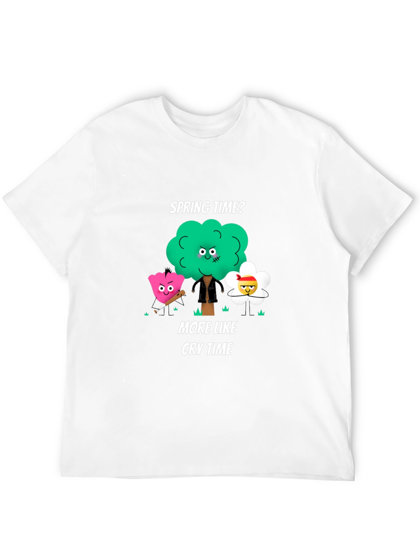 Spring Time Cry Time Graphic T-Shirt