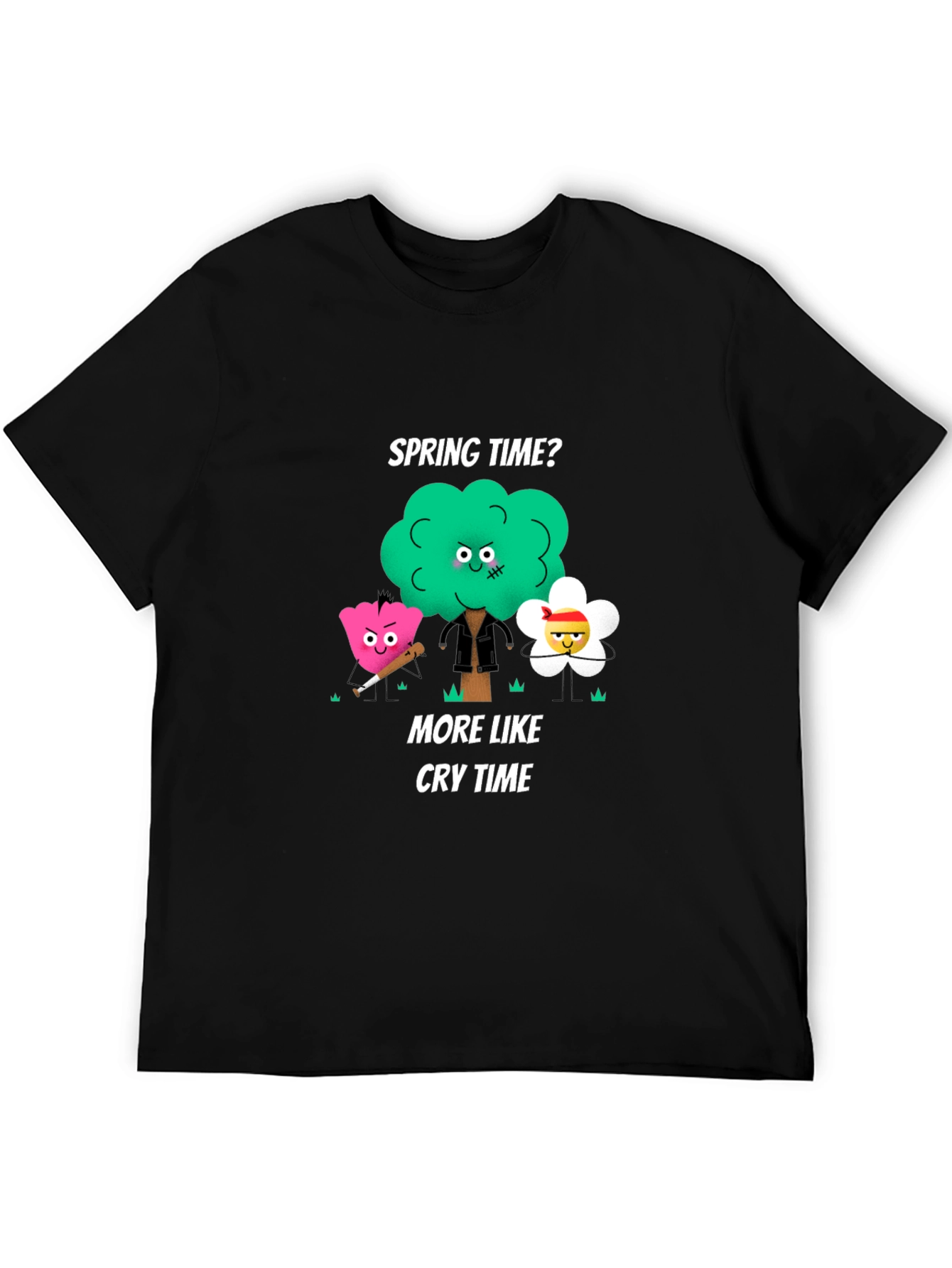 Spring Time Cry Time Graphic T-Shirt
