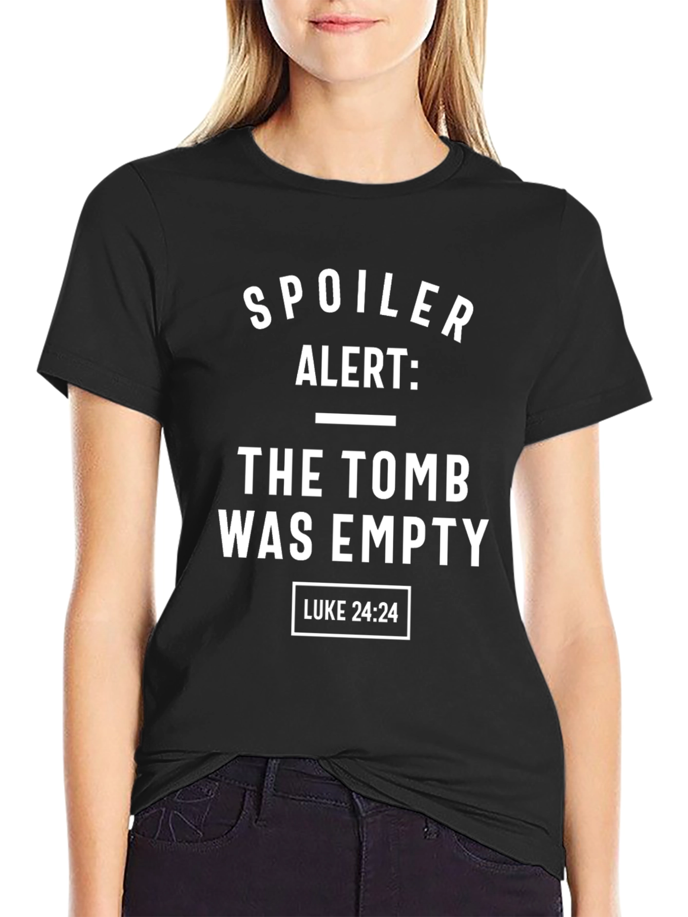 Spoiler Alert Tomb Empty Graphic T-Shirt