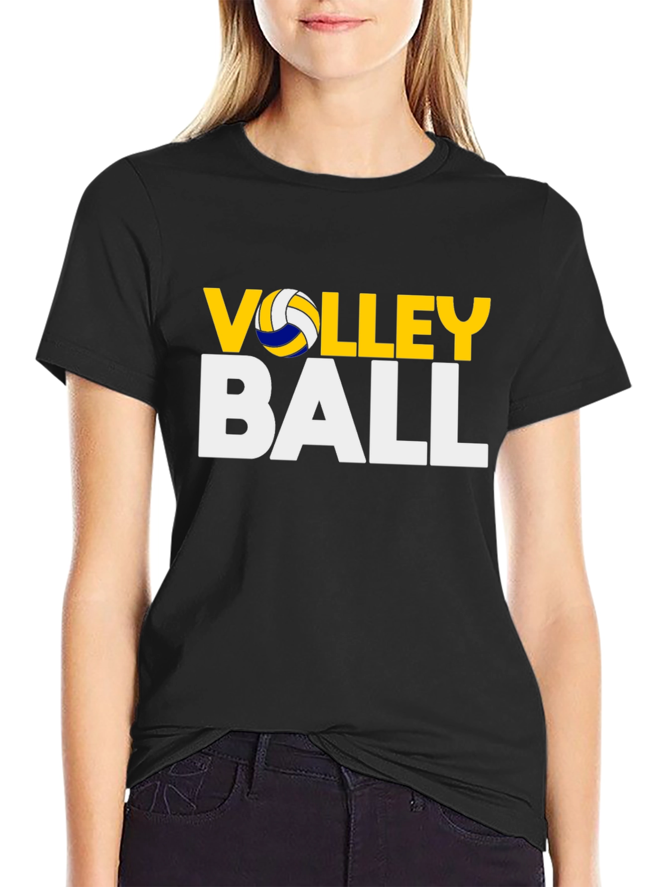 Volleyball Graphic Tee - Sporty Casual T-Shirt