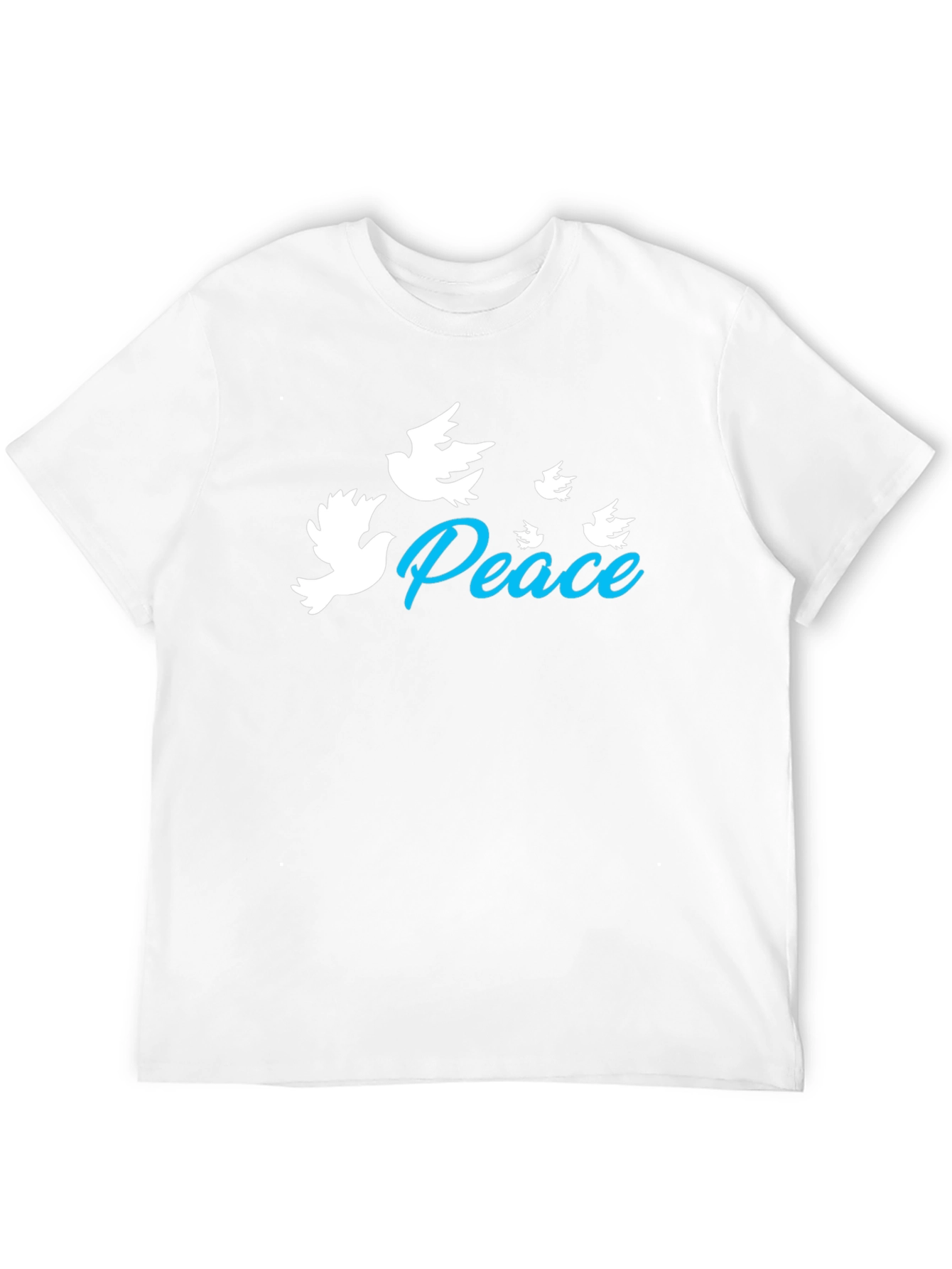 Peace Dove Graphic Black T-Shirt