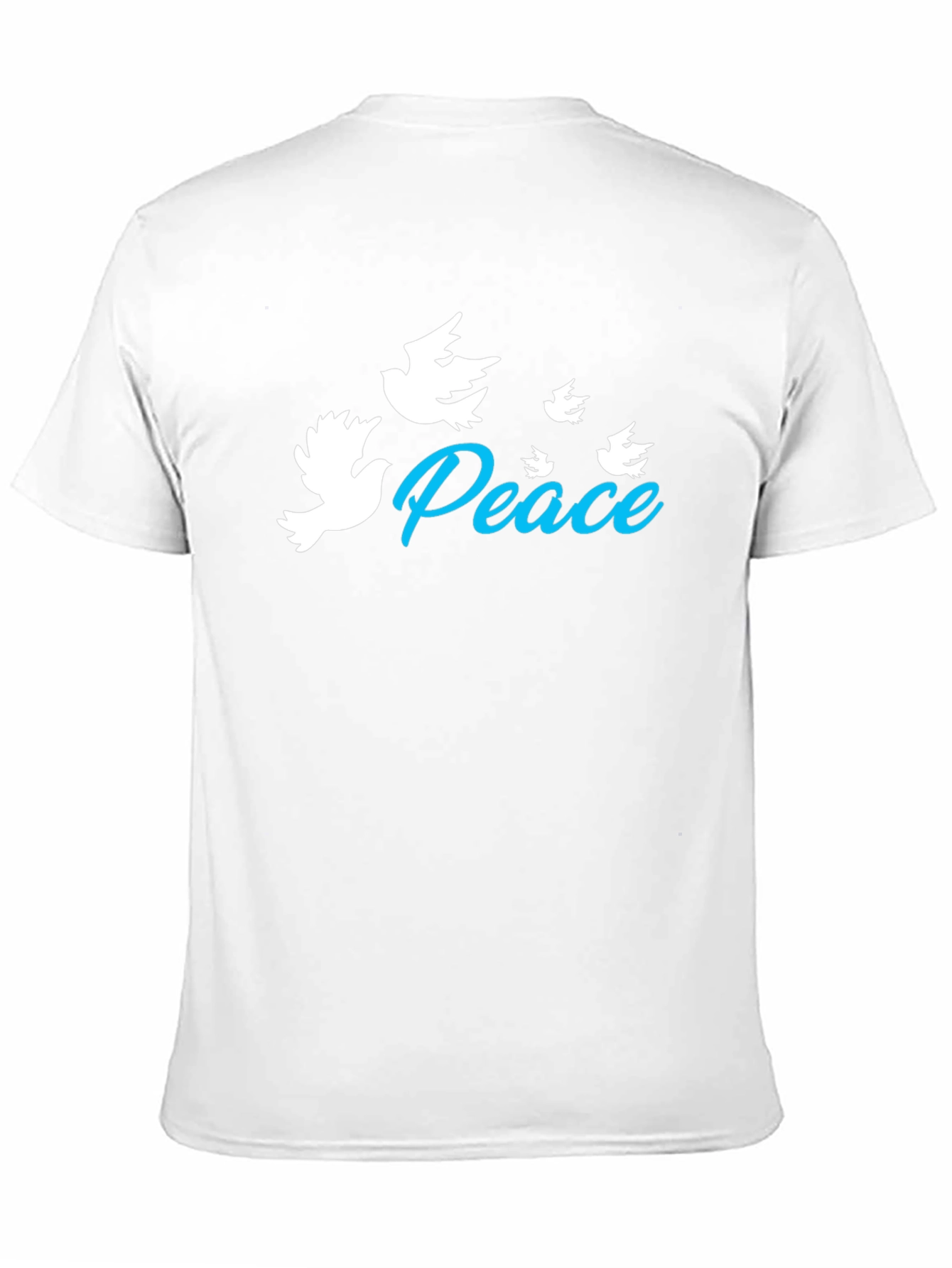 Peace Dove Graphic Black T-Shirt