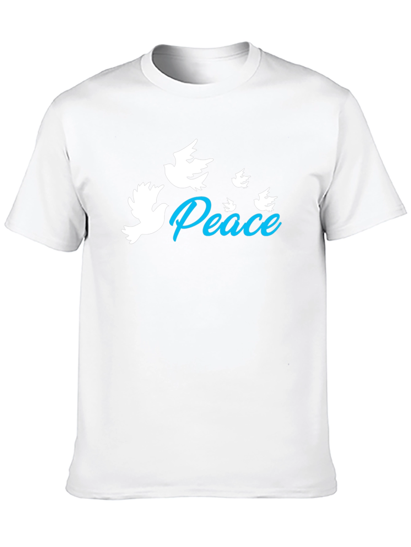 Peace Dove Graphic Black T-Shirt