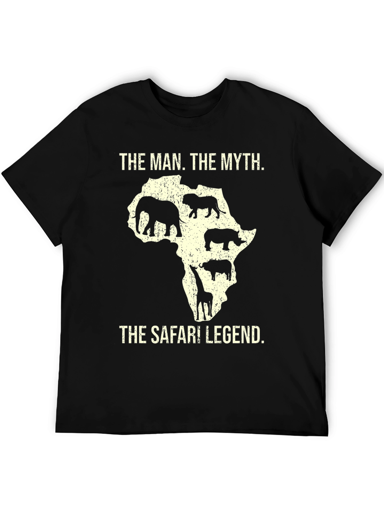 Safari Legend Graphic Tee - Wildlife Africa T-Shirt