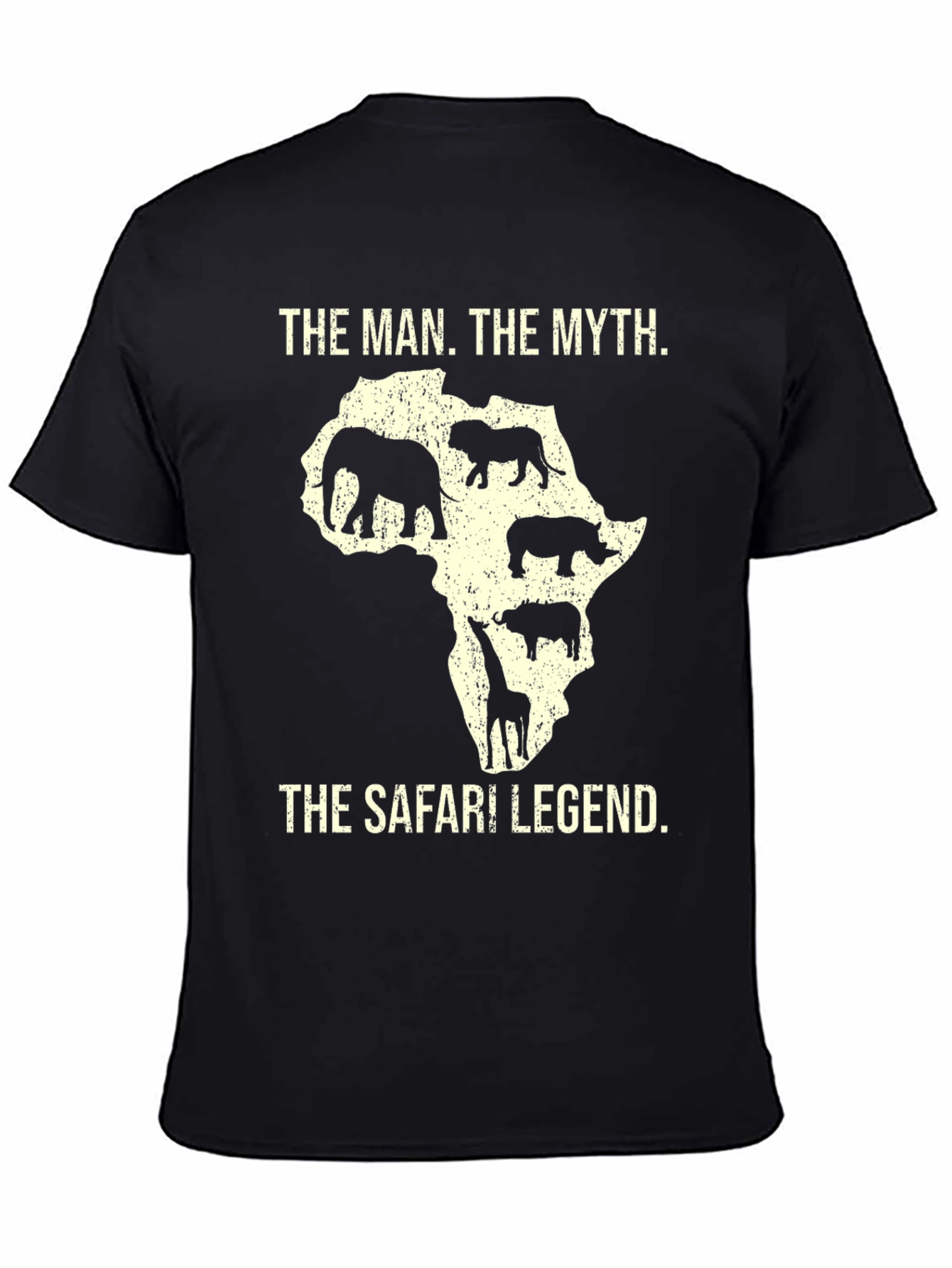 Safari Legend Graphic Tee - Wildlife Africa T-Shirt