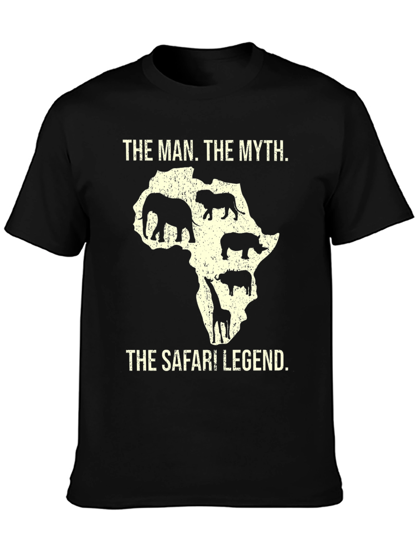 Safari Legend Graphic Tee - Wildlife Africa T-Shirt