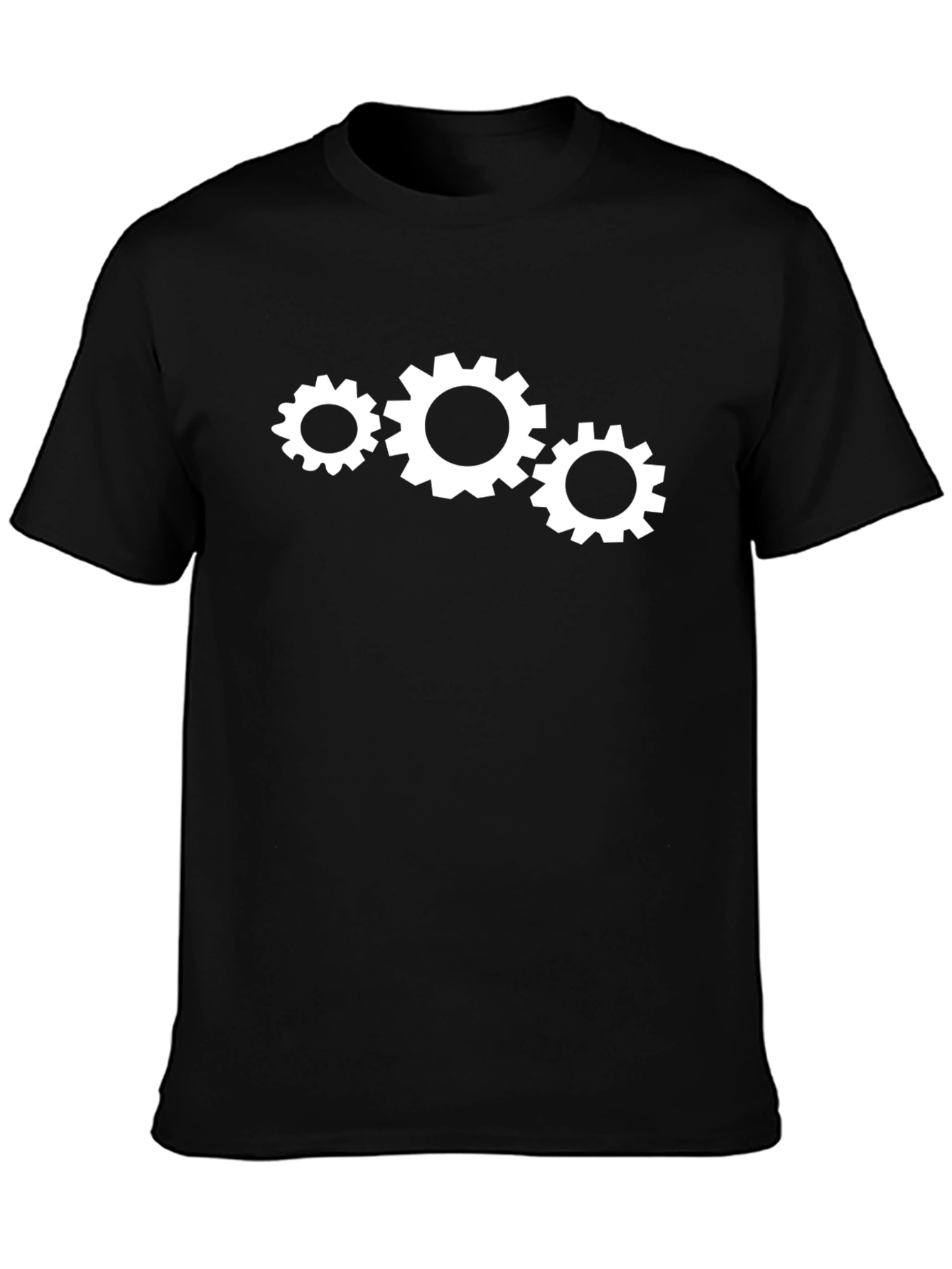 Gear Graphic Black T-Shirt