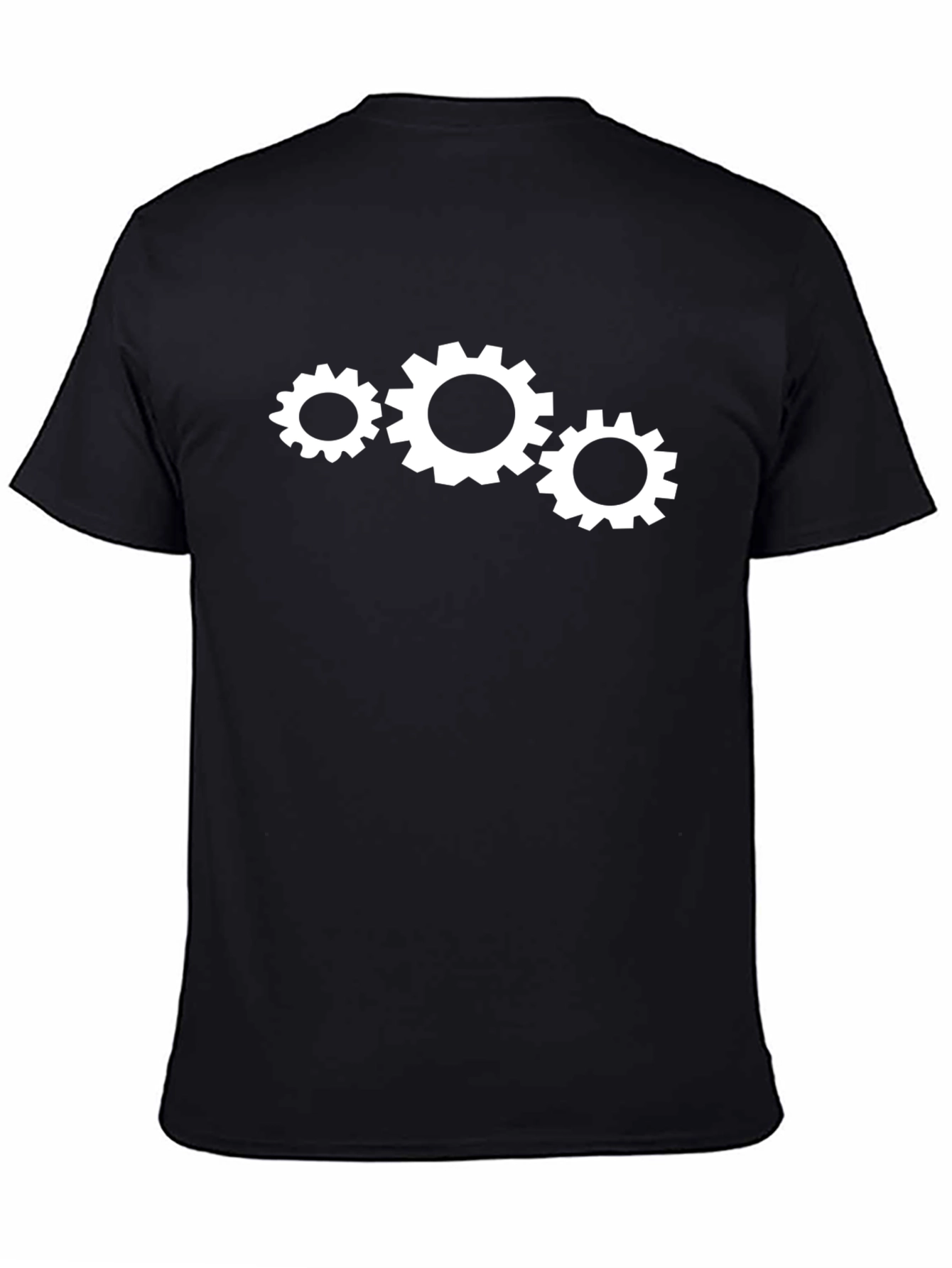 Gear Graphic Black T-Shirt