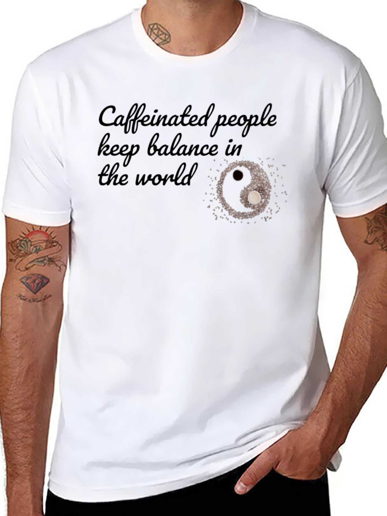 Caffeinated People Balance T-Shirt