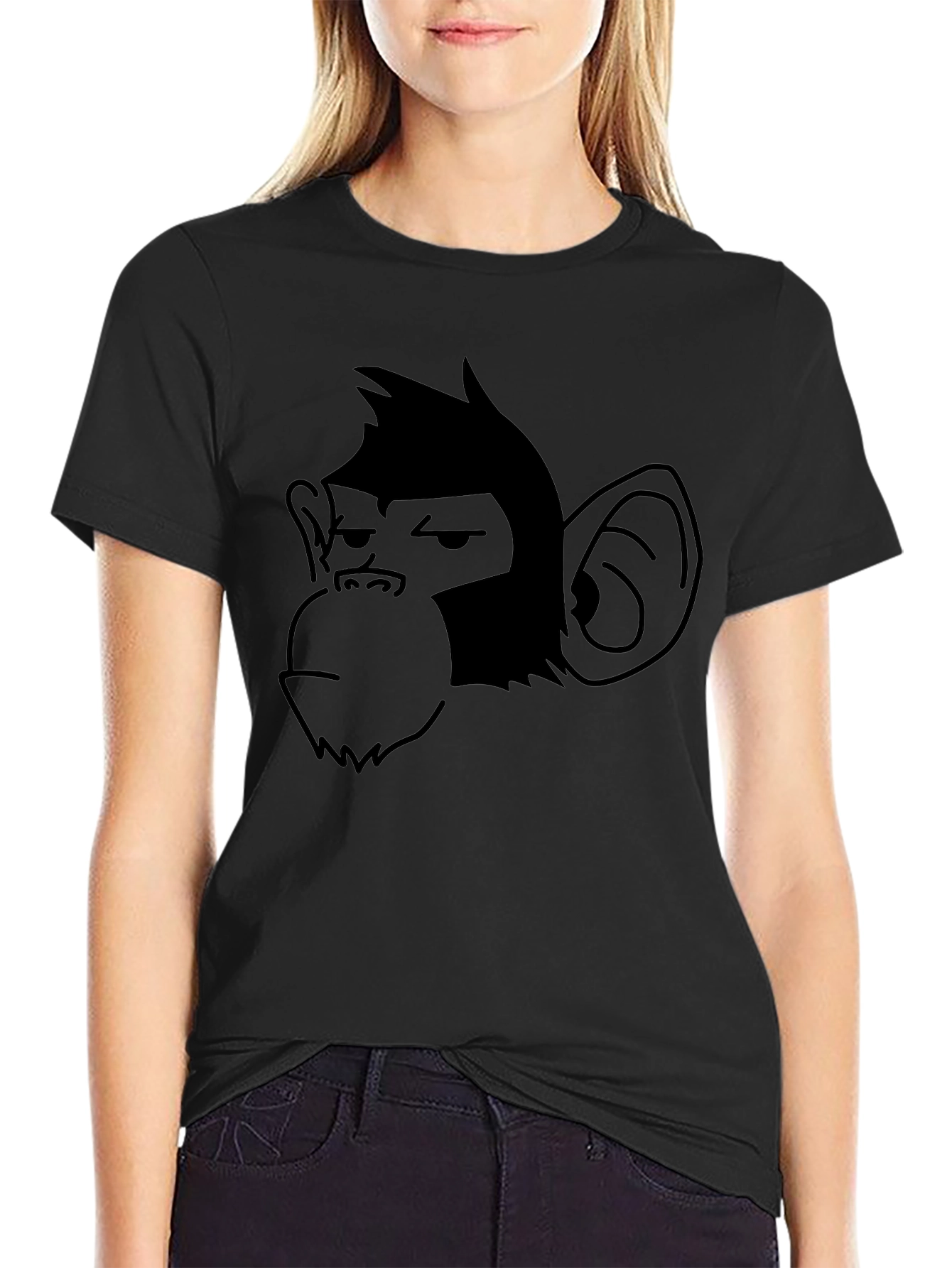 Cool Ape Graphic Black T-Shirt