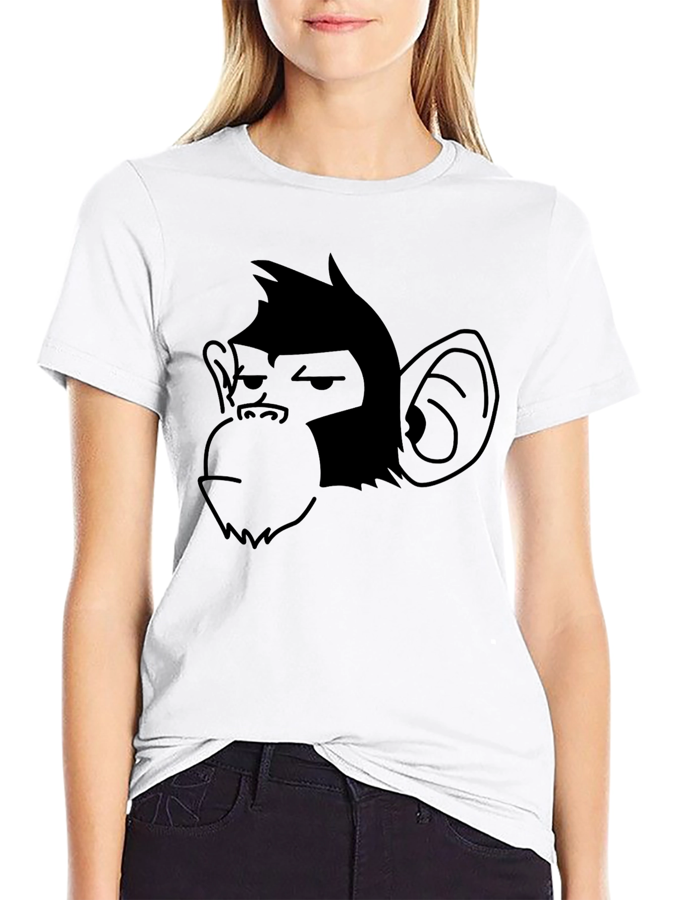 Cool Ape Graphic Black T-Shirt