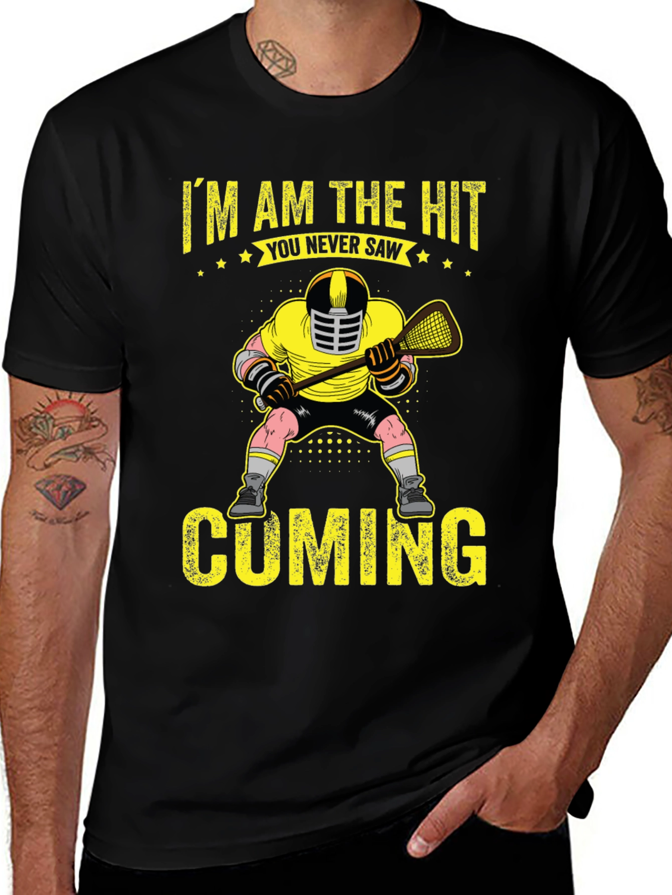 Lacrosse Player T-Shirt - I Am The Hit