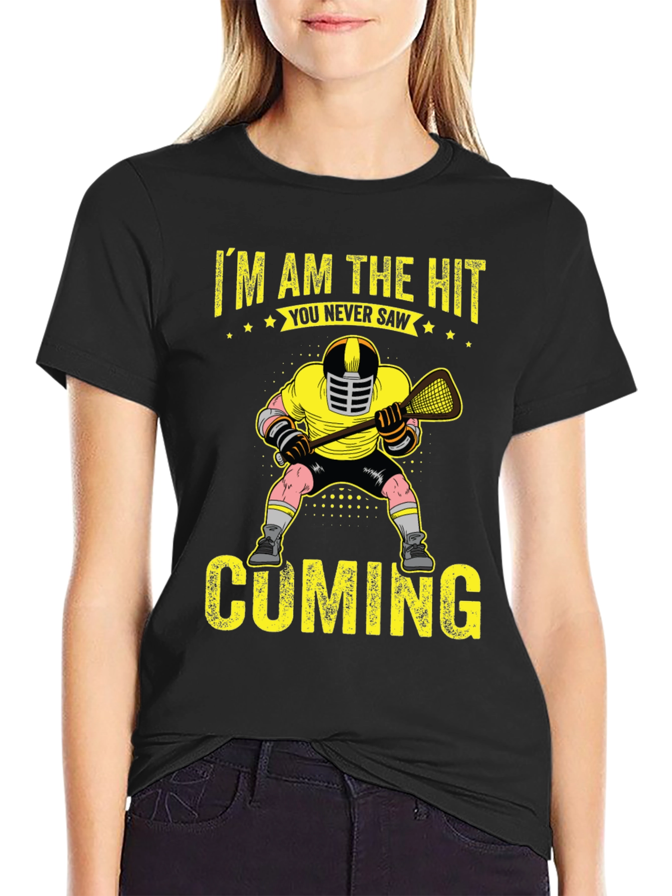 Lacrosse Player T-Shirt - I Am The Hit