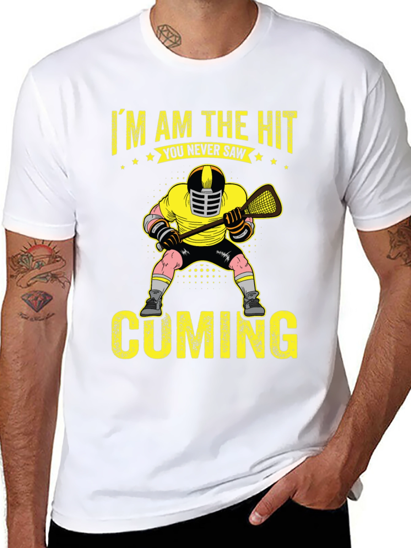 Lacrosse Player T-Shirt - I Am The Hit
