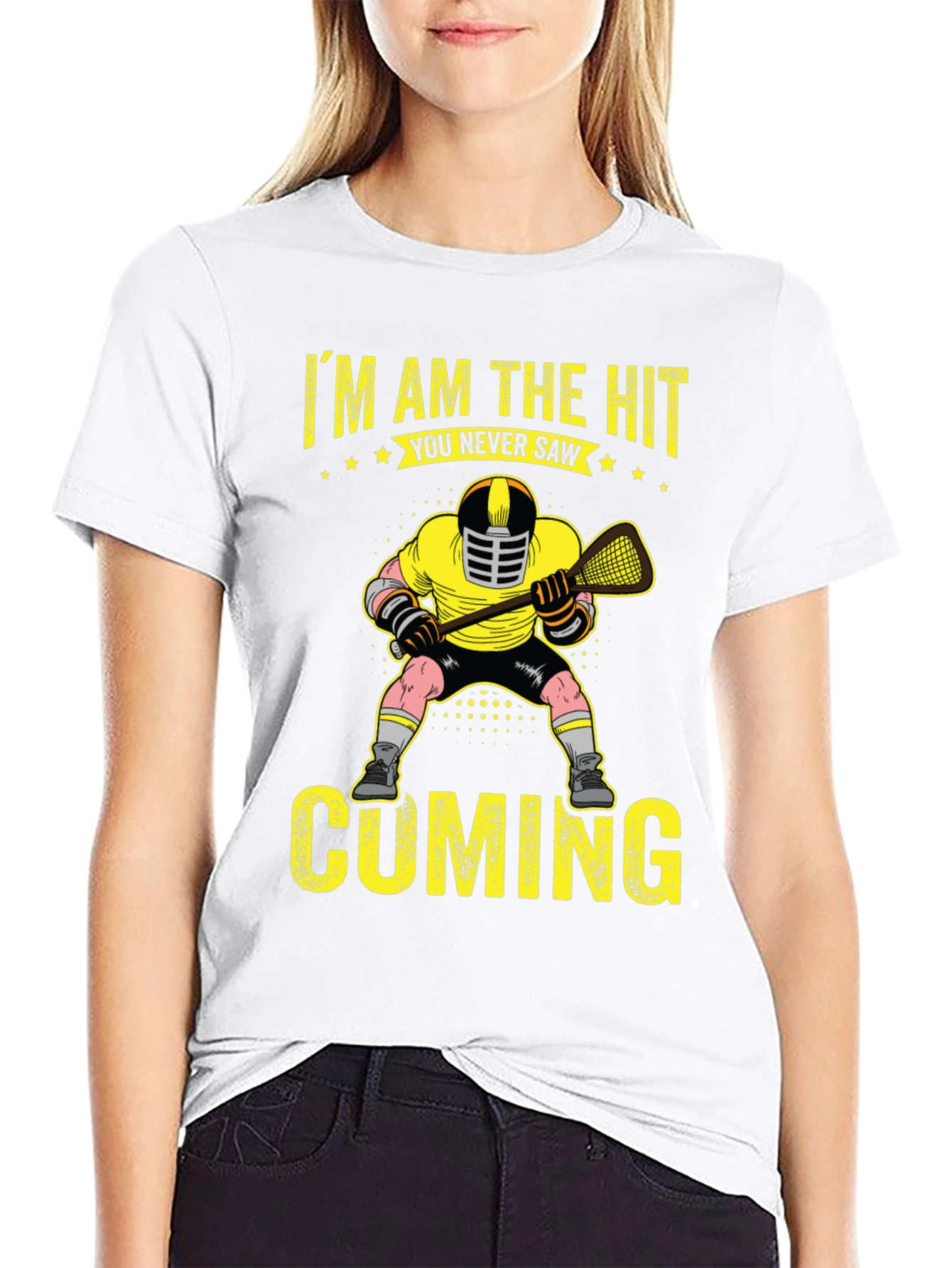 Lacrosse Player T-Shirt - I Am The Hit