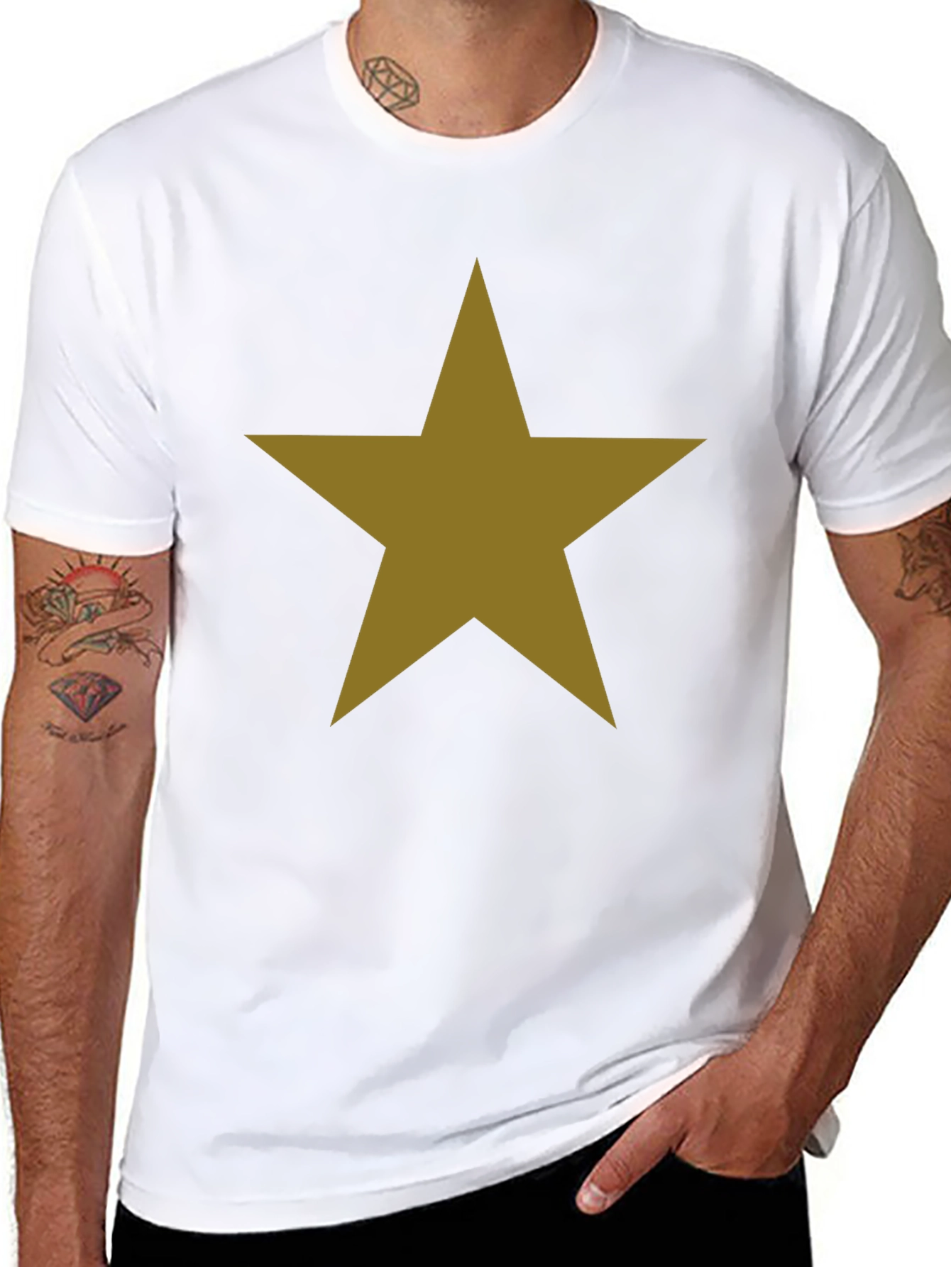 Classic Star Graphic T-Shirt - Black