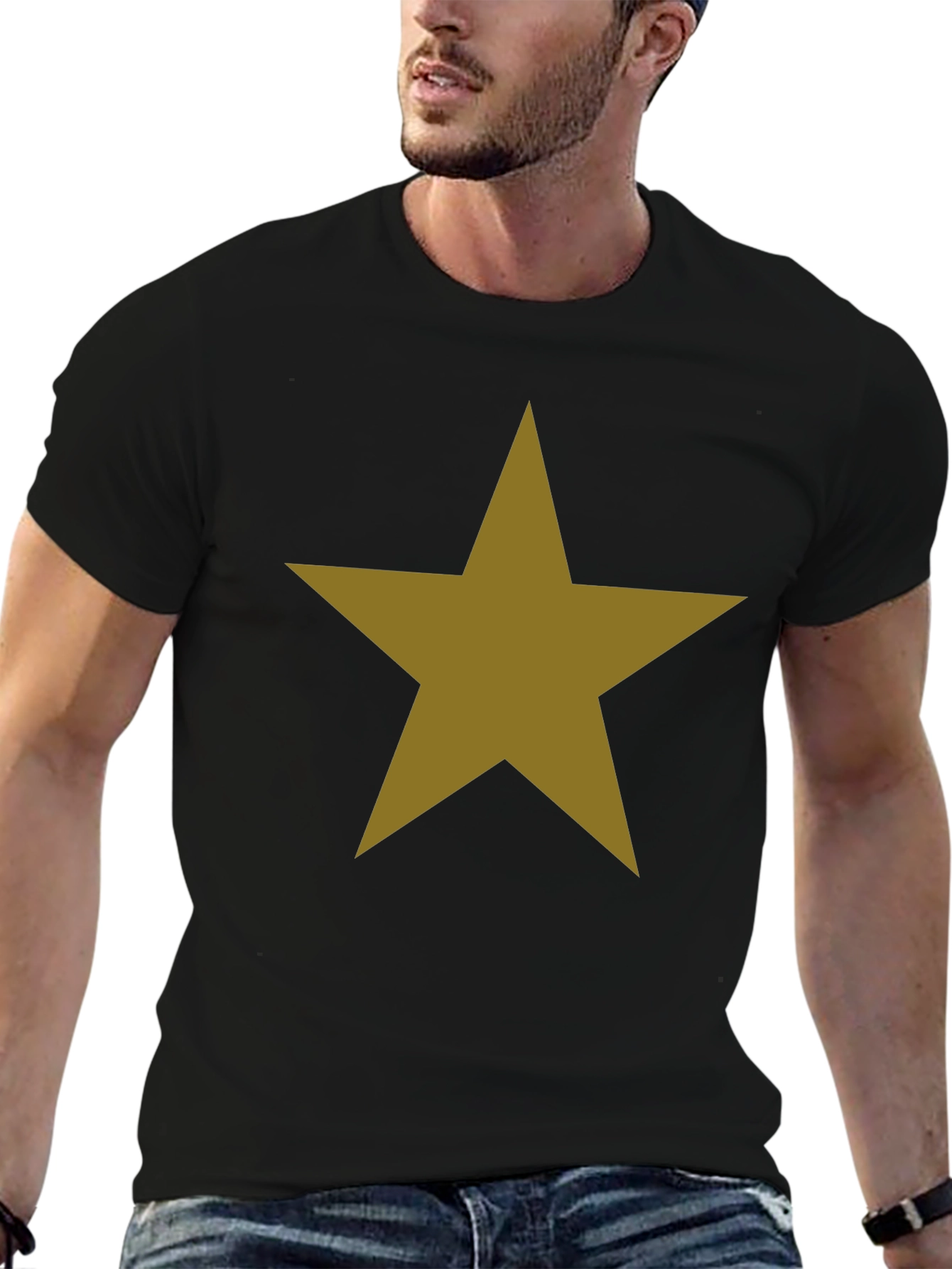 Classic Star Graphic T-Shirt - Black