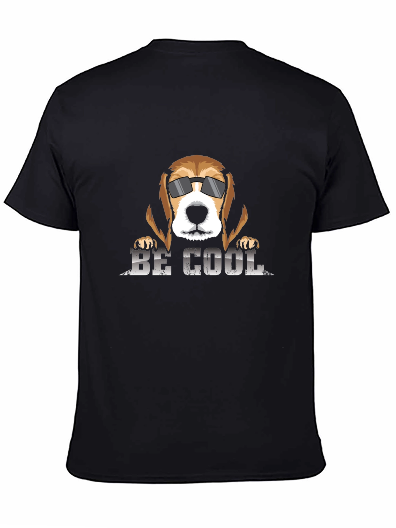 Be Cool Dog Graphic T-Shirt