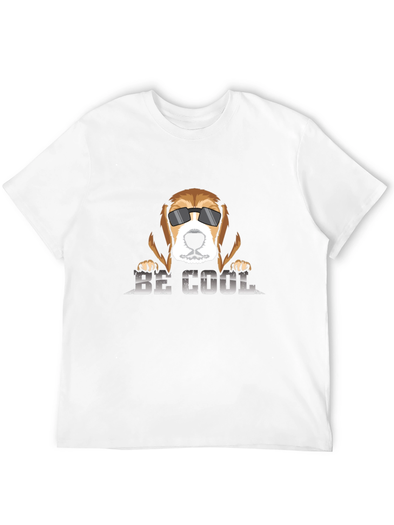 Be Cool Dog Graphic T-Shirt