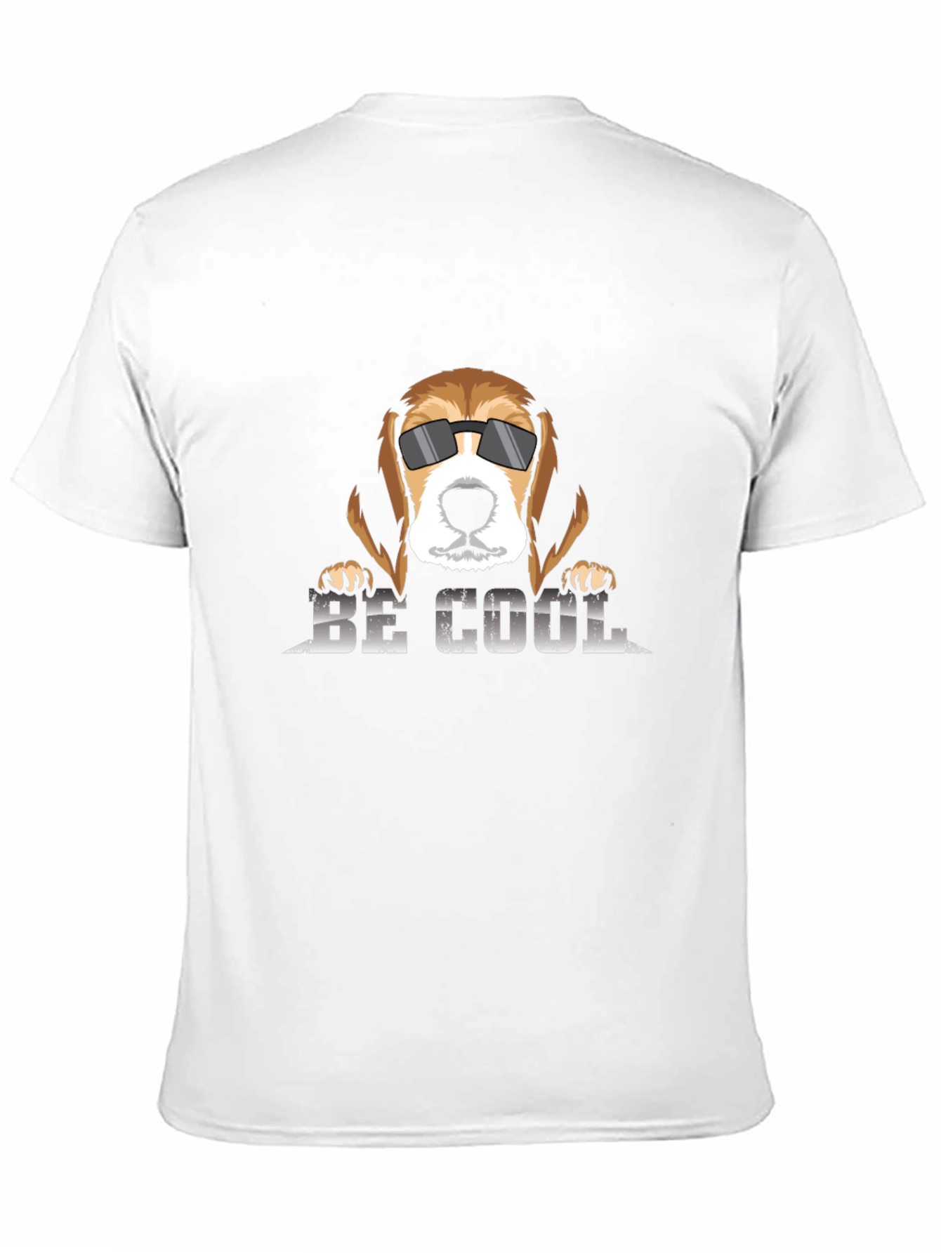 Be Cool Dog Graphic T-Shirt