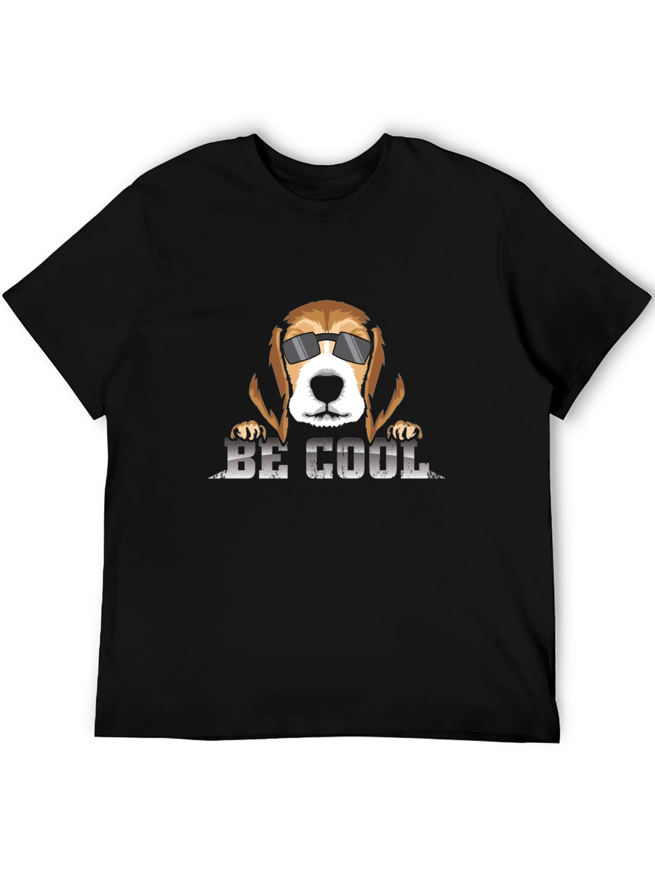 Be Cool Dog Graphic T-Shirt