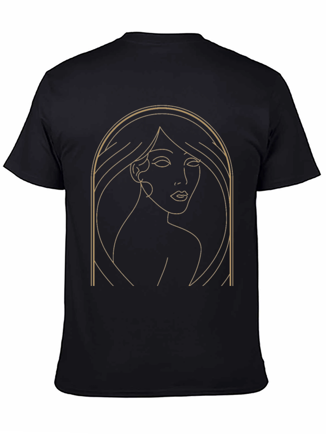 Minimalist Woman Line Art Graphic T-Shirt