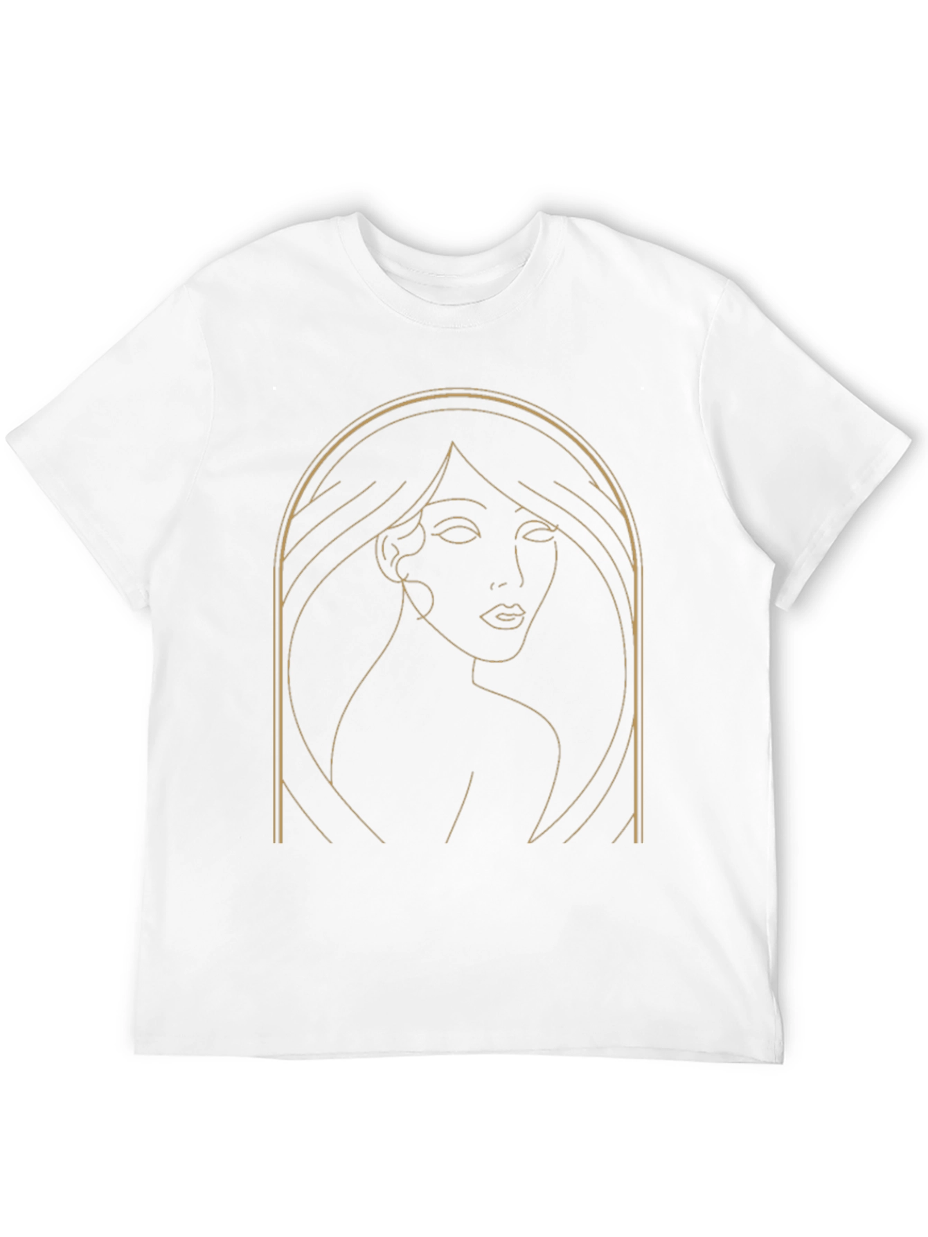 Minimalist Woman Line Art Graphic T-Shirt