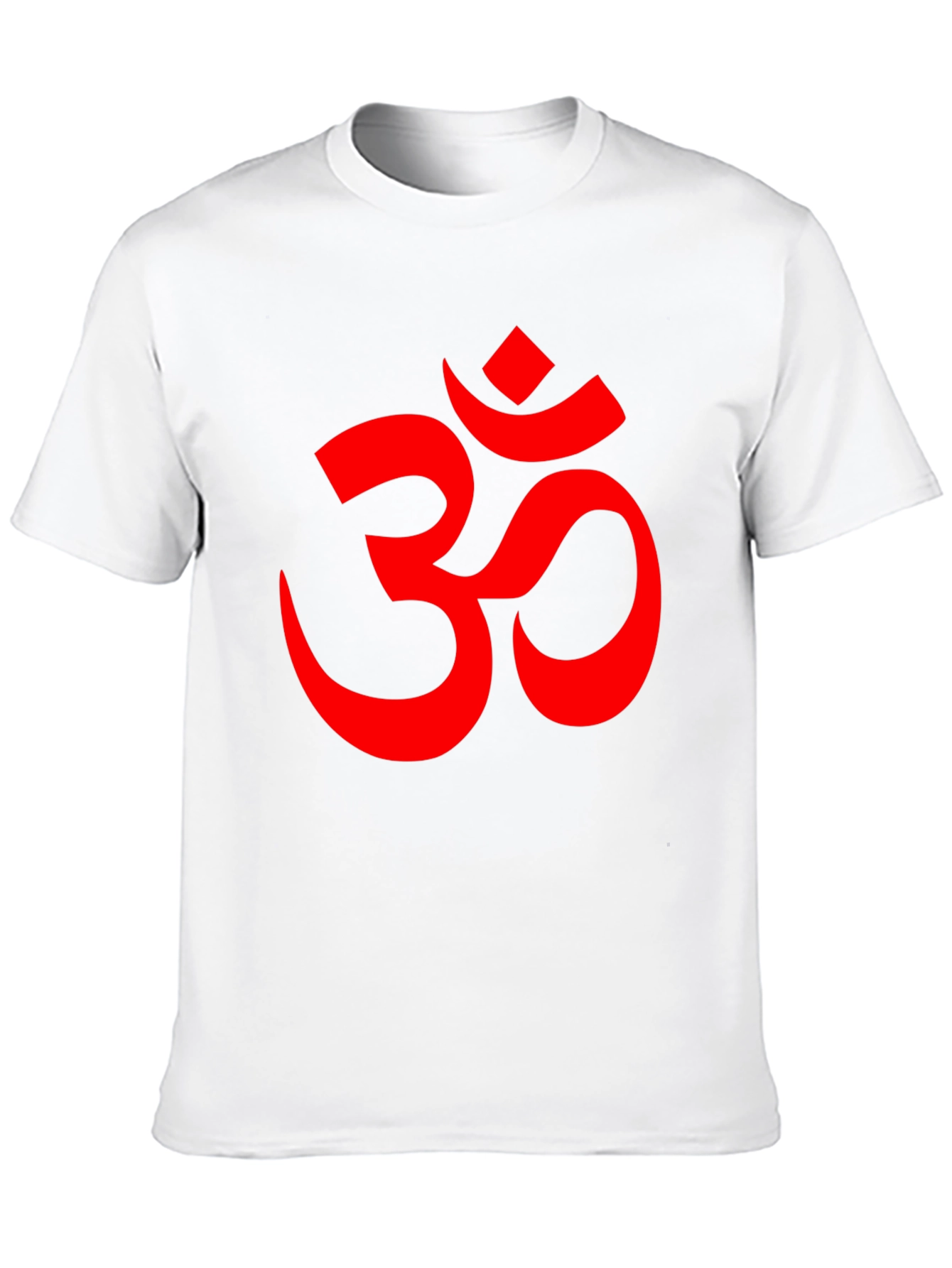 Om Symbol Graphic Tee - Black Cotton Blend