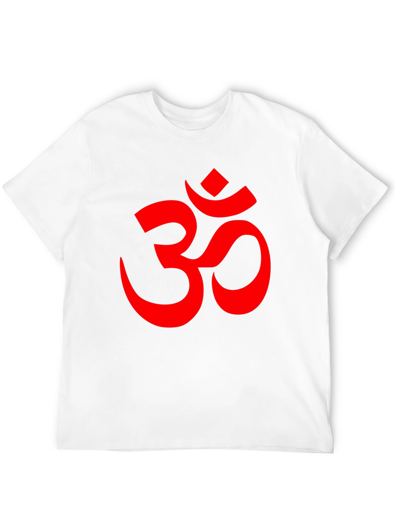 Om Symbol Graphic Tee - Black Cotton Blend
