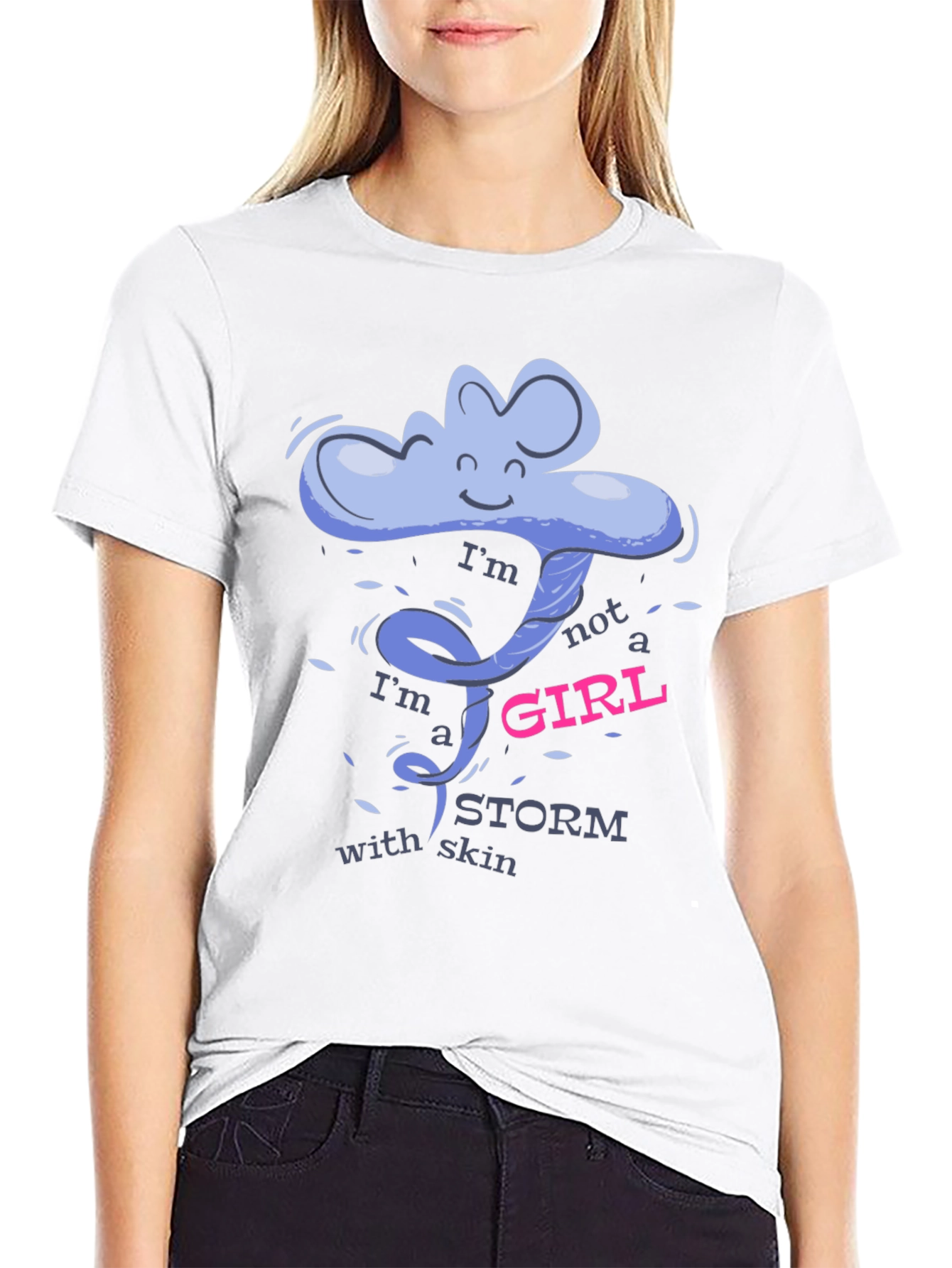 Im a Storm With Skin Graphic T-Shirt