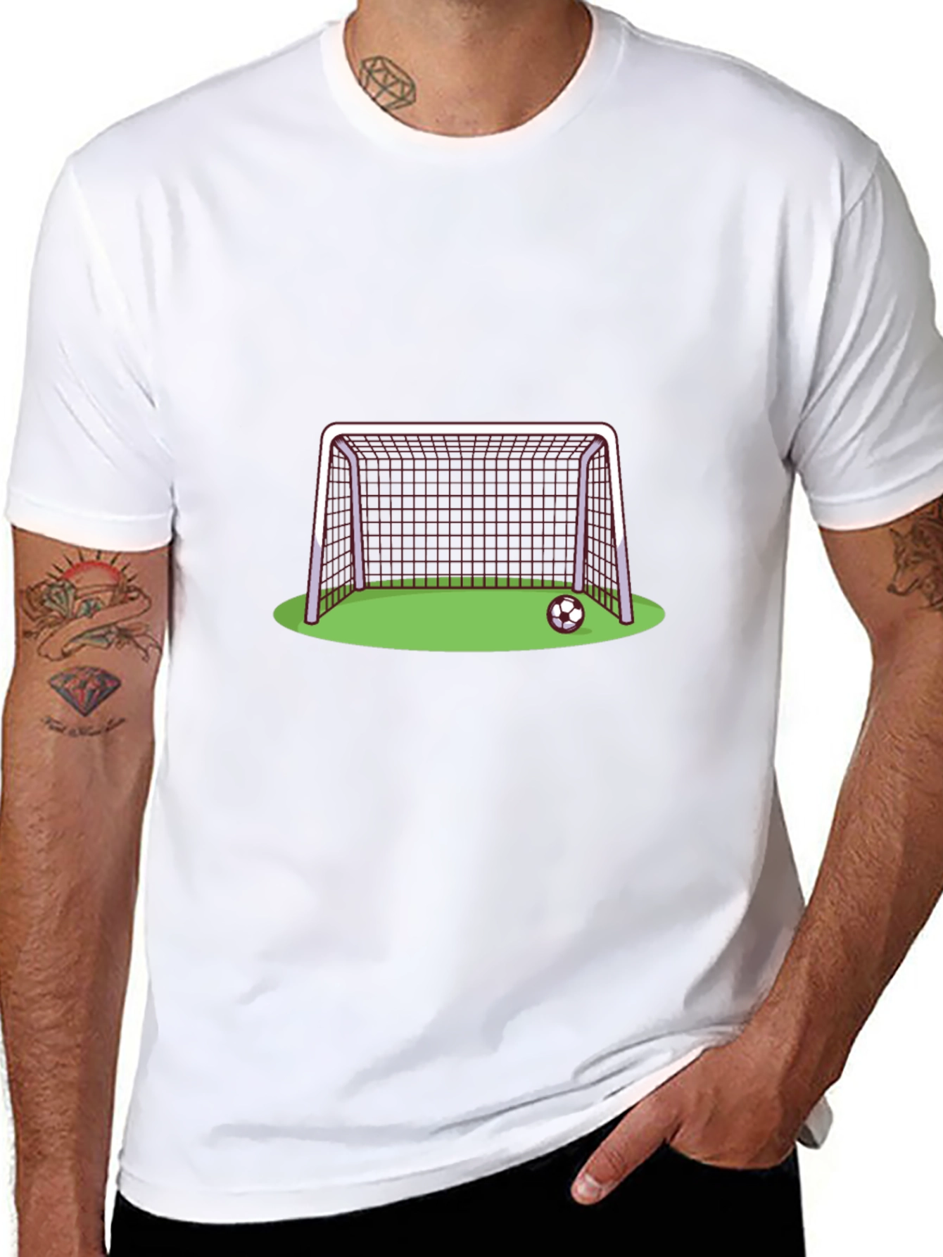 Soccer Goal Graphic T-Shirt
