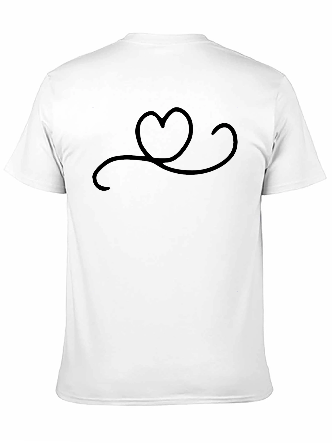 Heartbeat Stethoscope T-Shirt - Black Cotton Tee