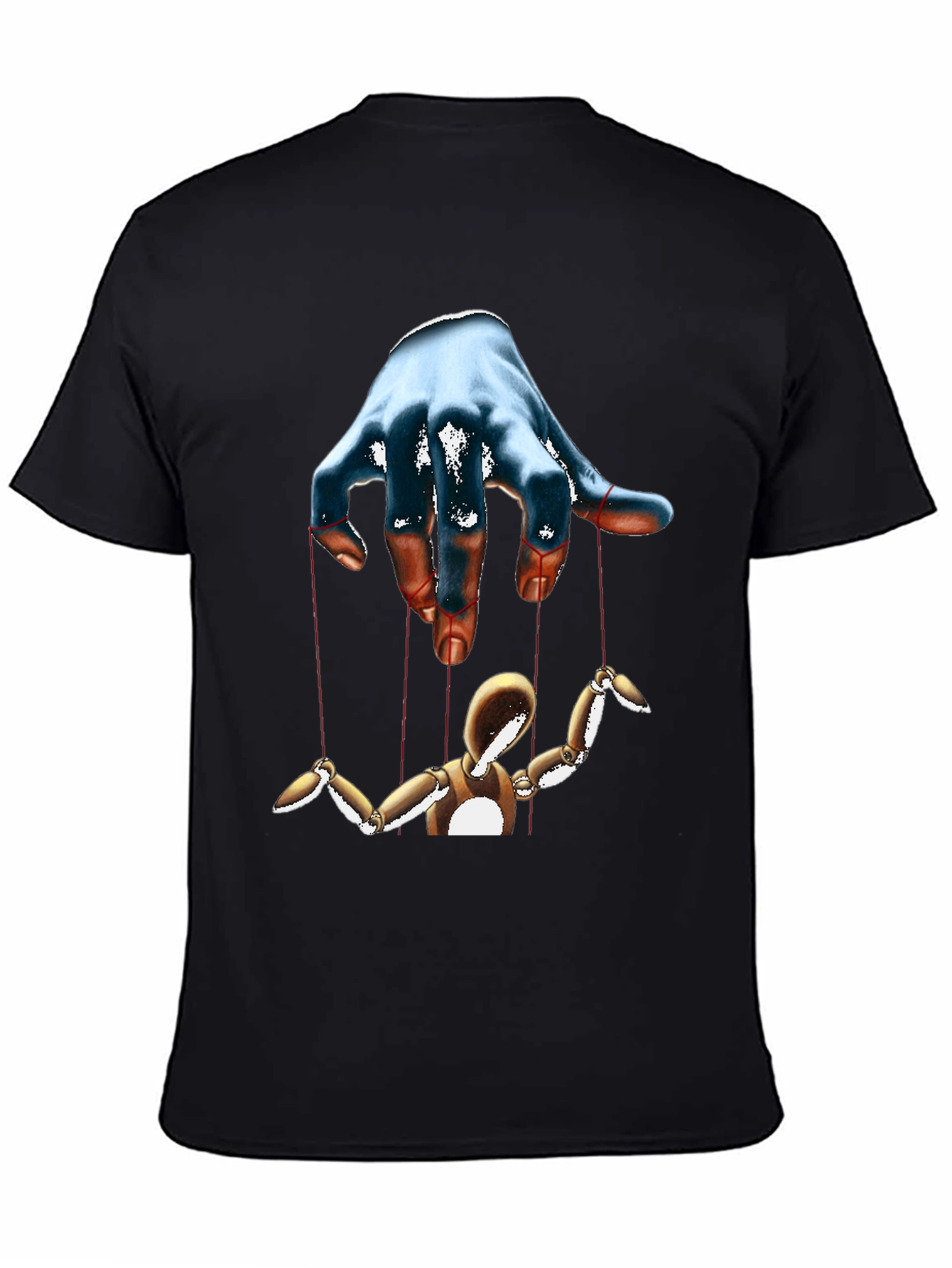 Puppet Master Graphic Tee - Black Cotton T-Shirt