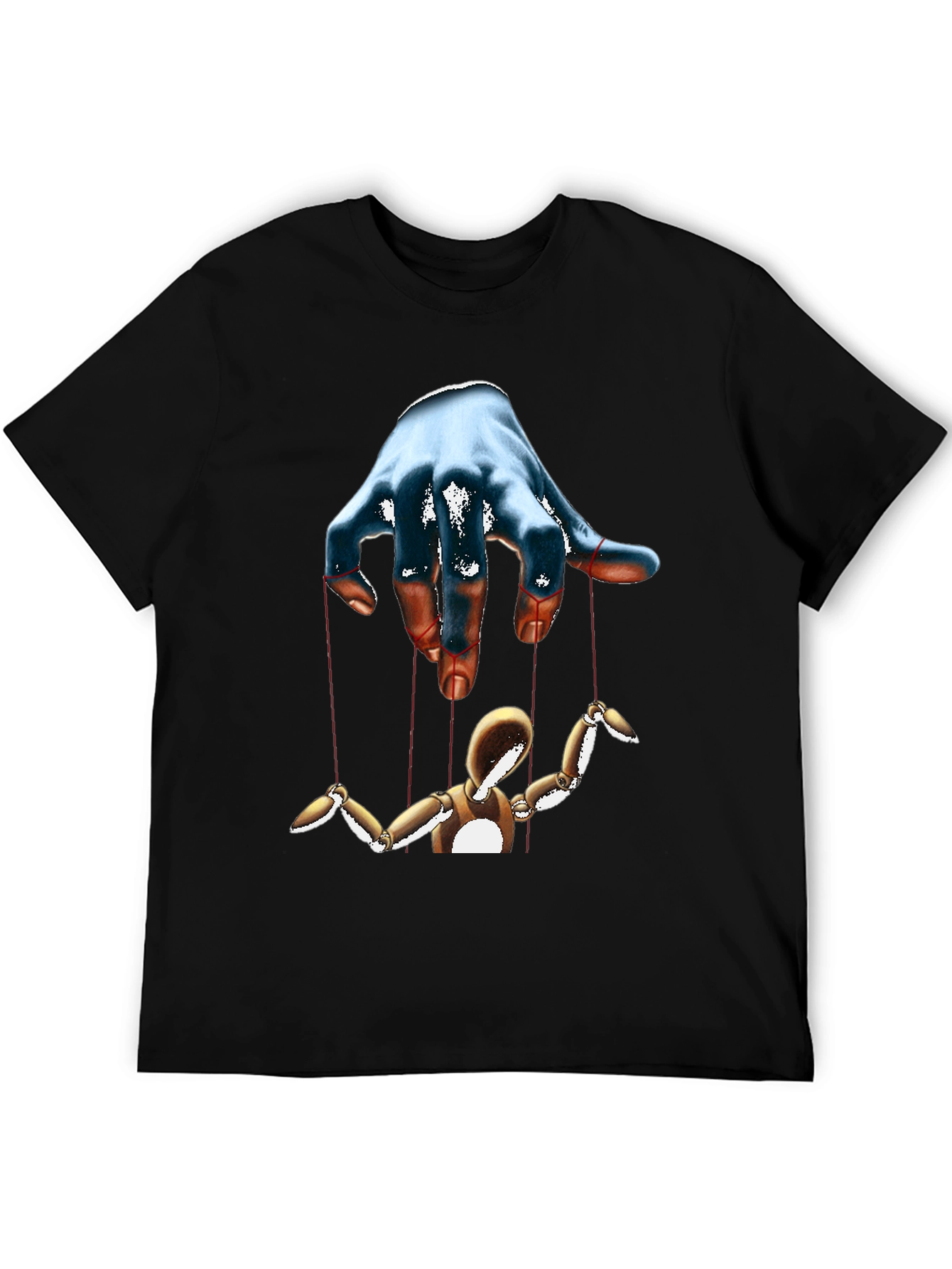 Puppet Master Graphic Tee - Black Cotton T-Shirt