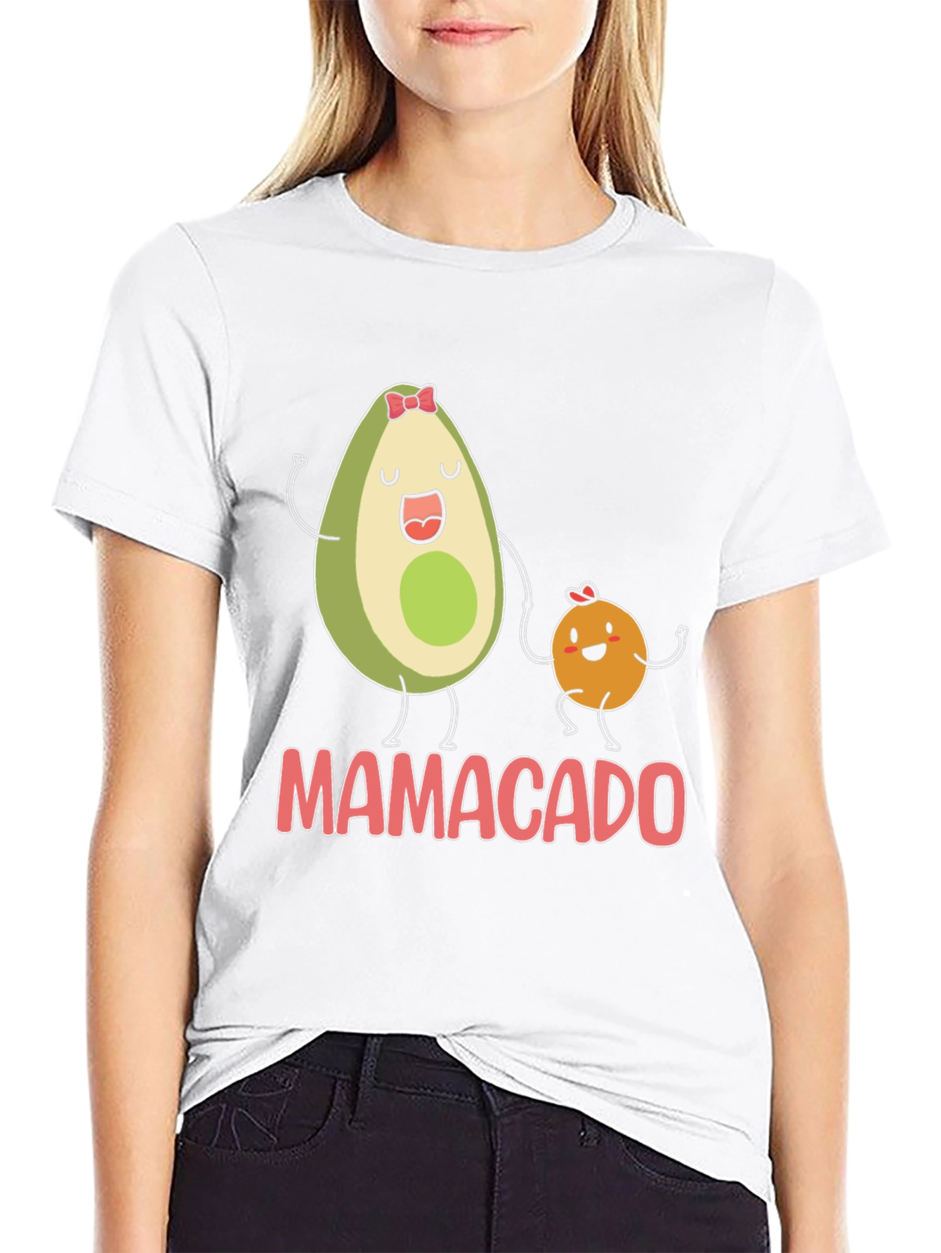 Mamacado T-Shirt: Avocado Mom & Baby Graphic Tee