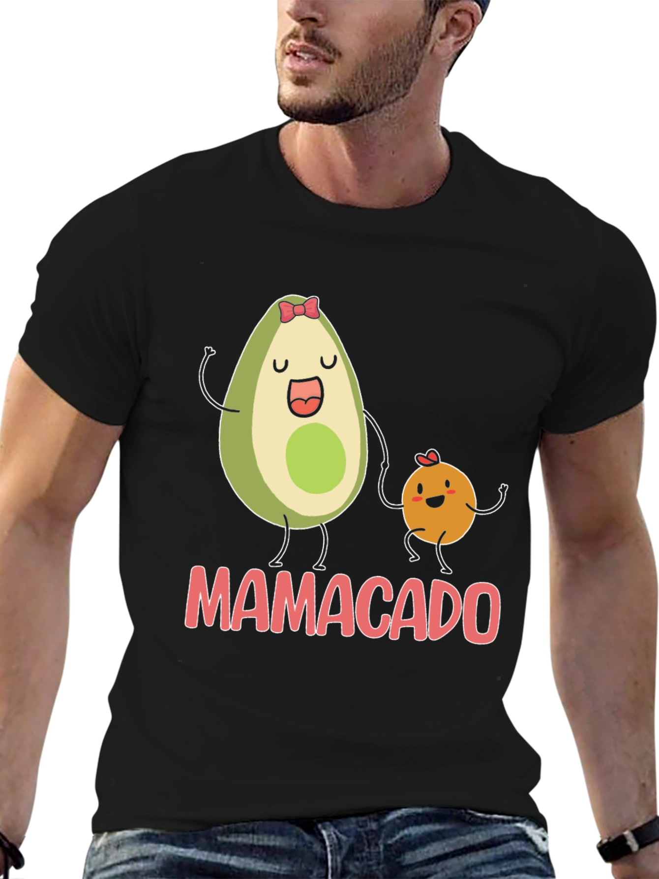 Mamacado T-Shirt: Avocado Mom & Baby Graphic Tee