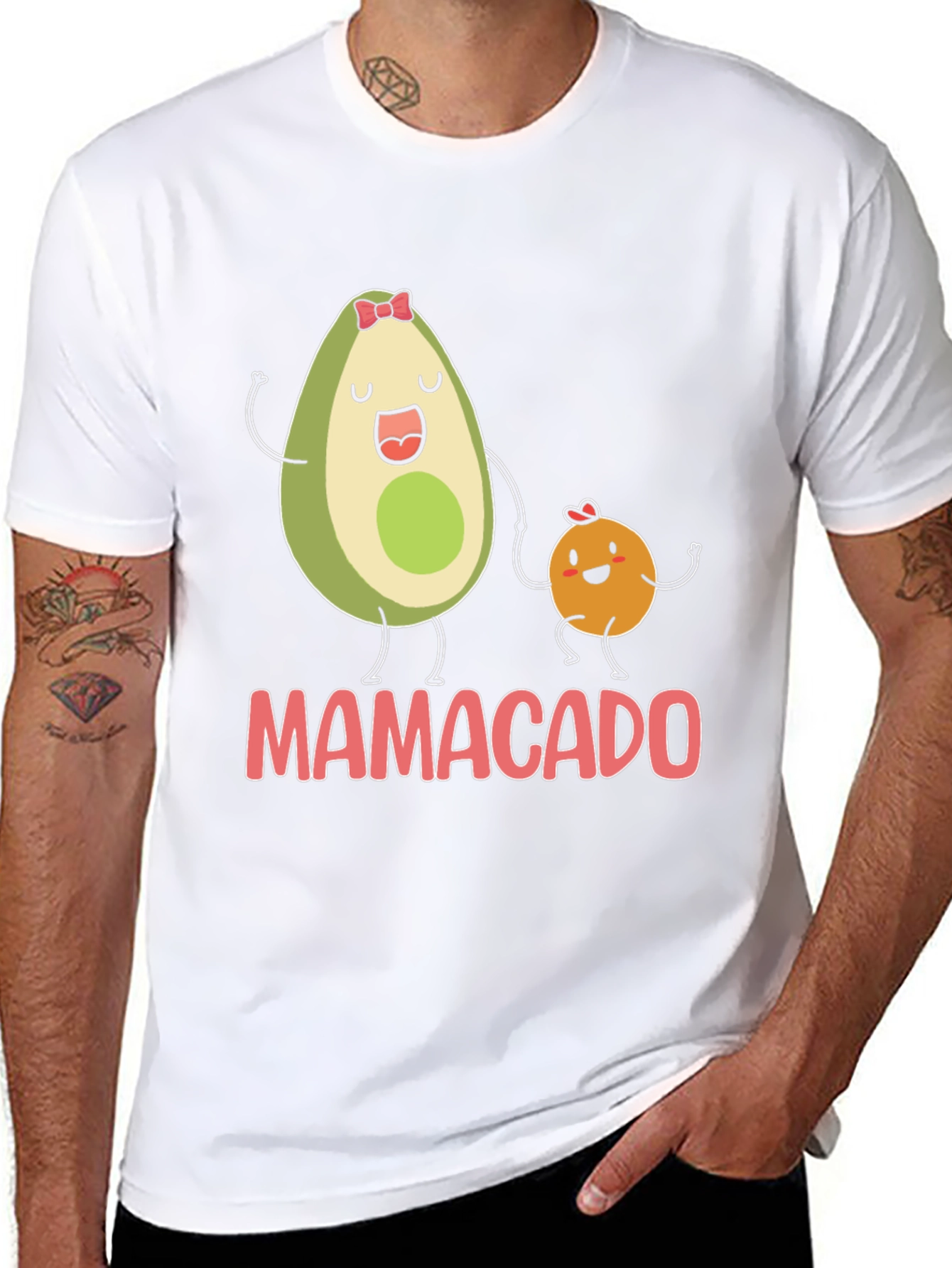 Mamacado T-Shirt: Avocado Mom & Baby Graphic Tee