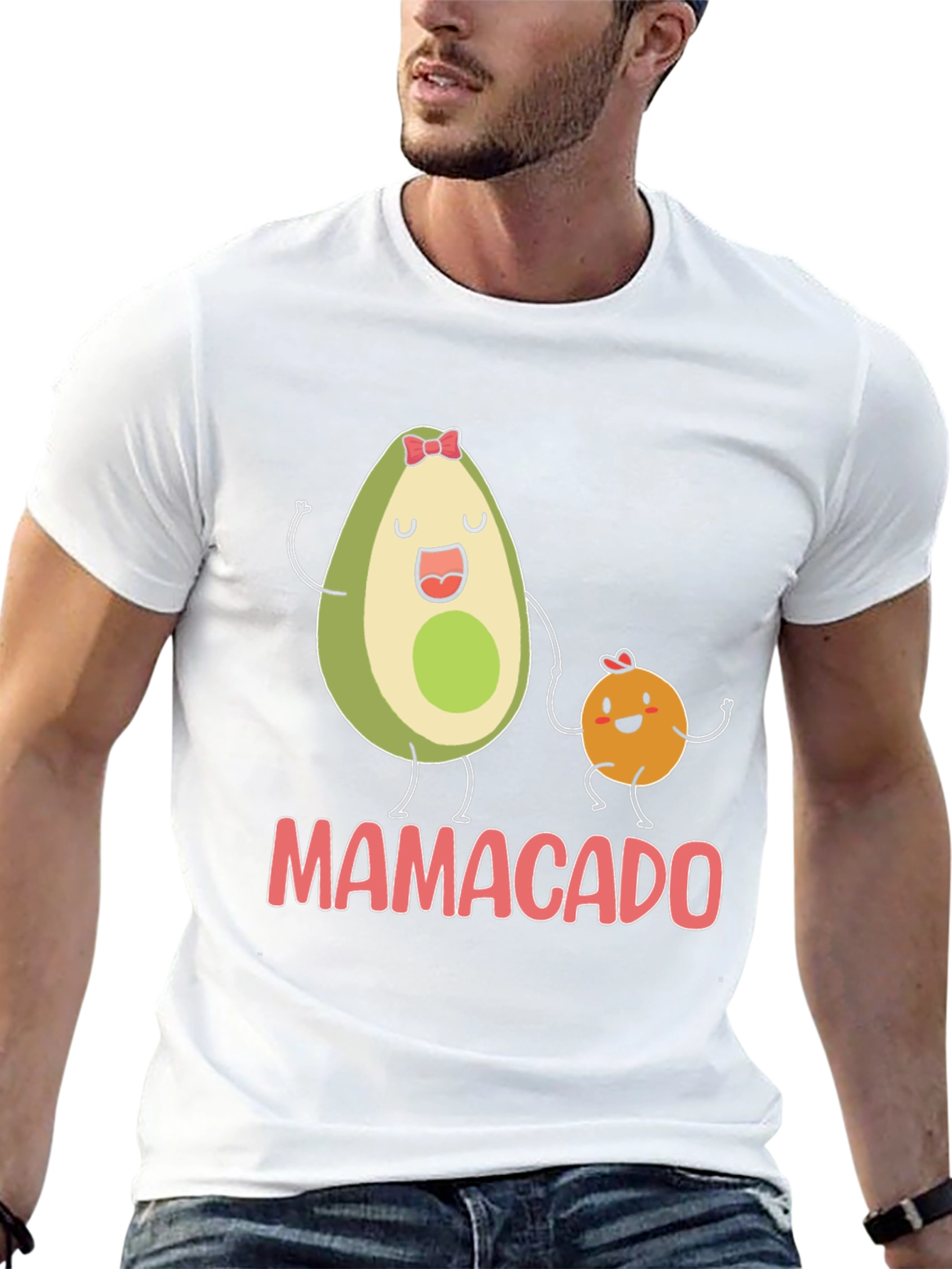 Mamacado T-Shirt: Avocado Mom & Baby Graphic Tee