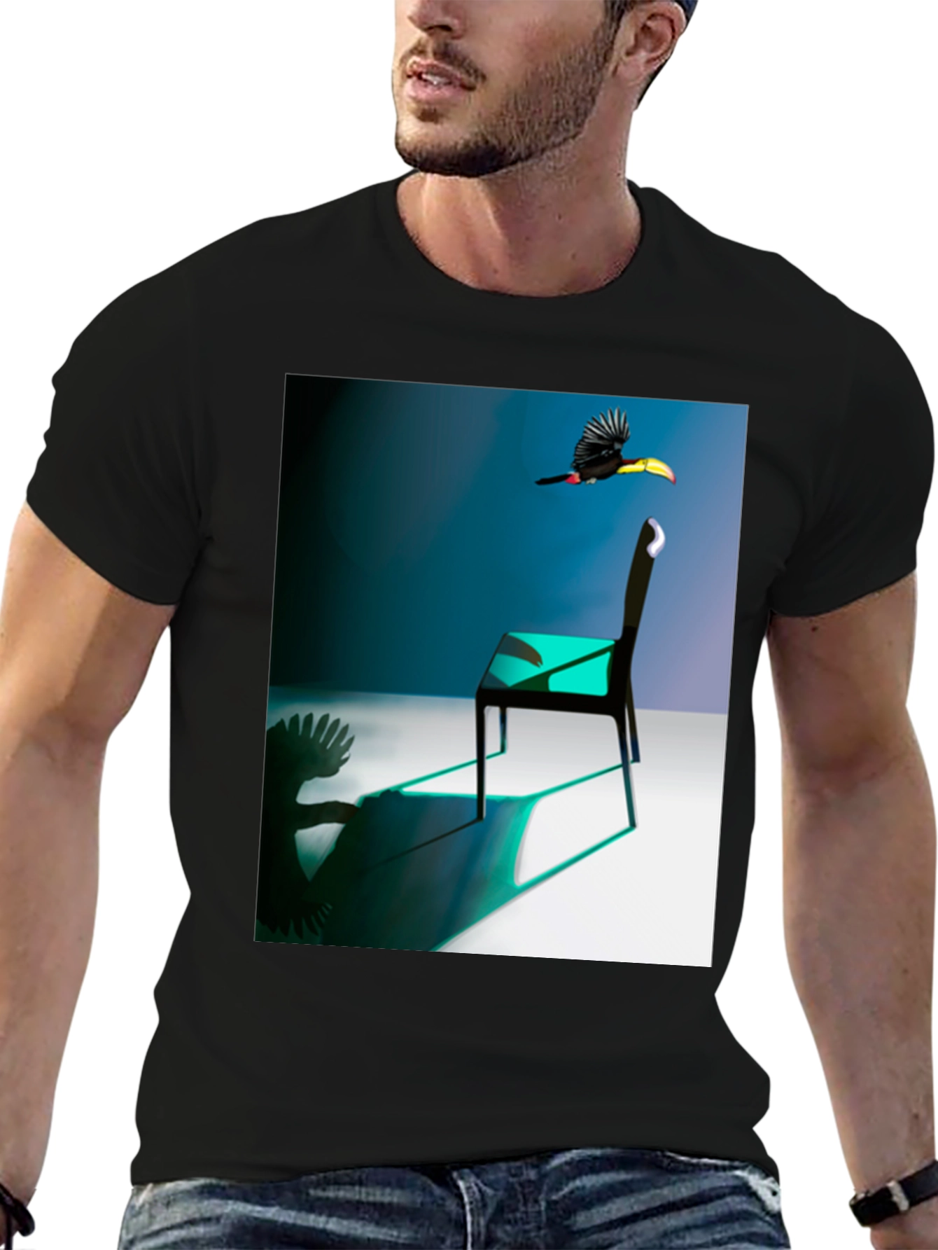 Abstract Toucan Chair T-Shirt