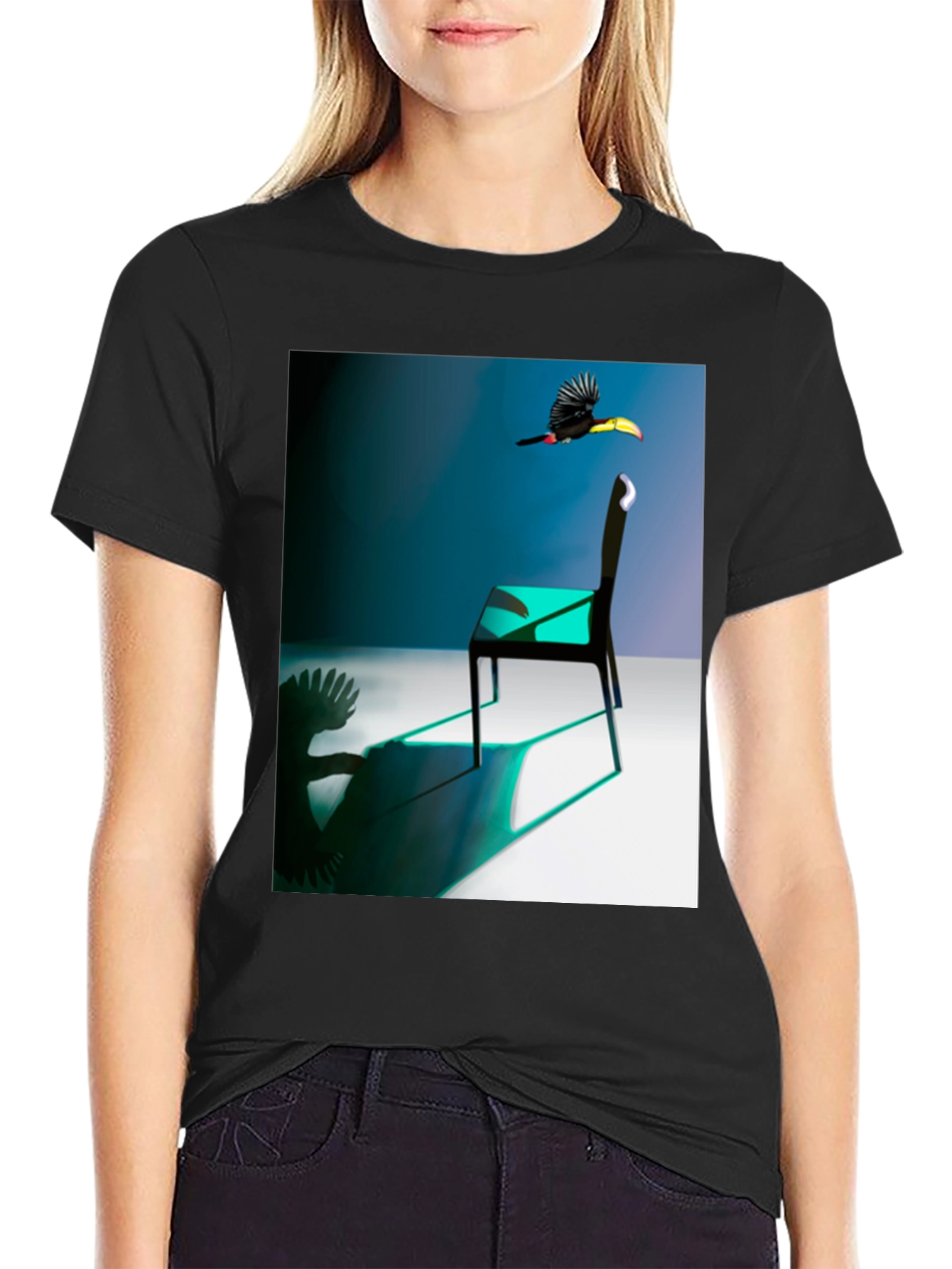Abstract Toucan Chair T-Shirt