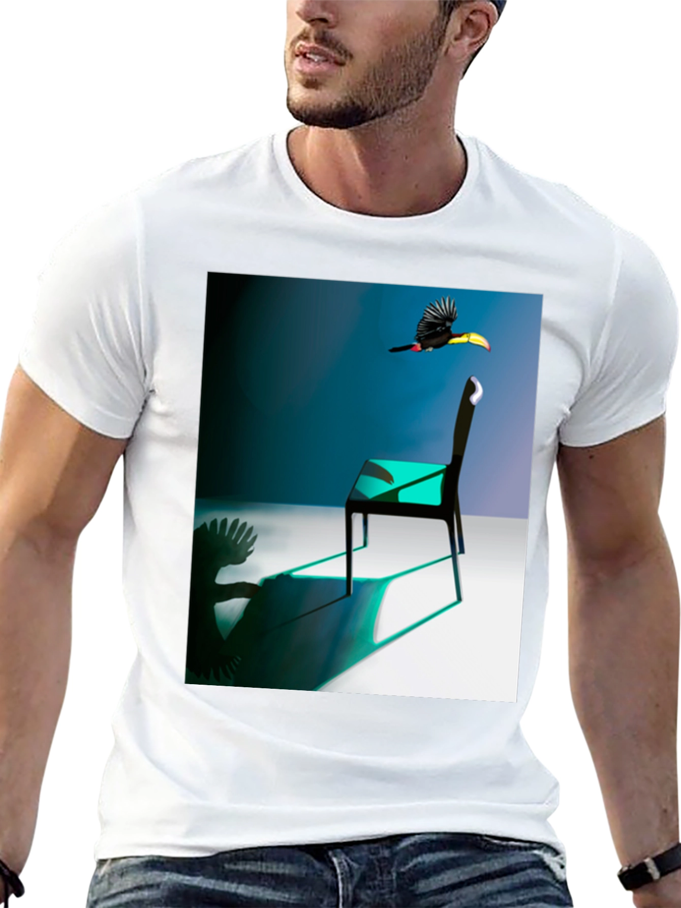 Abstract Toucan Chair T-Shirt